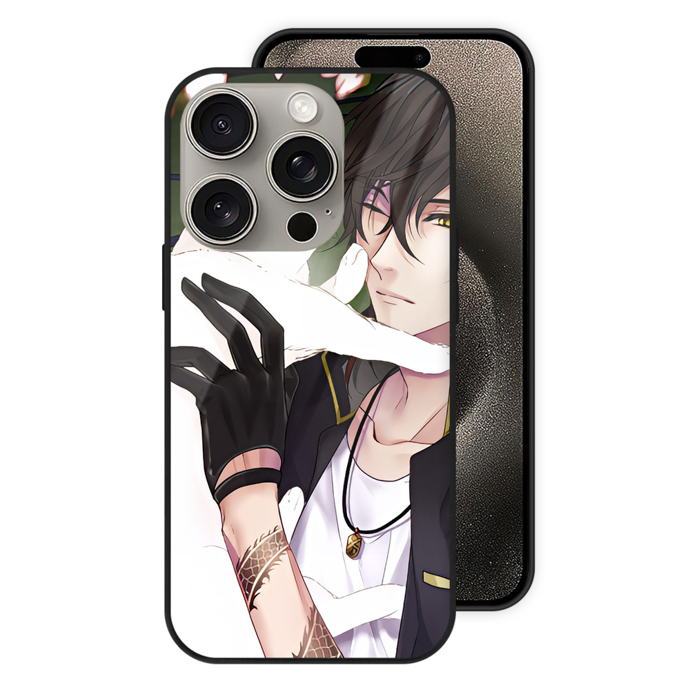 （画像用） 刀剣乱舞 Touken Ranbu 【iPhone15Pro対応】スマホケース 耐衝撃＆黄変防止 背面ガラス