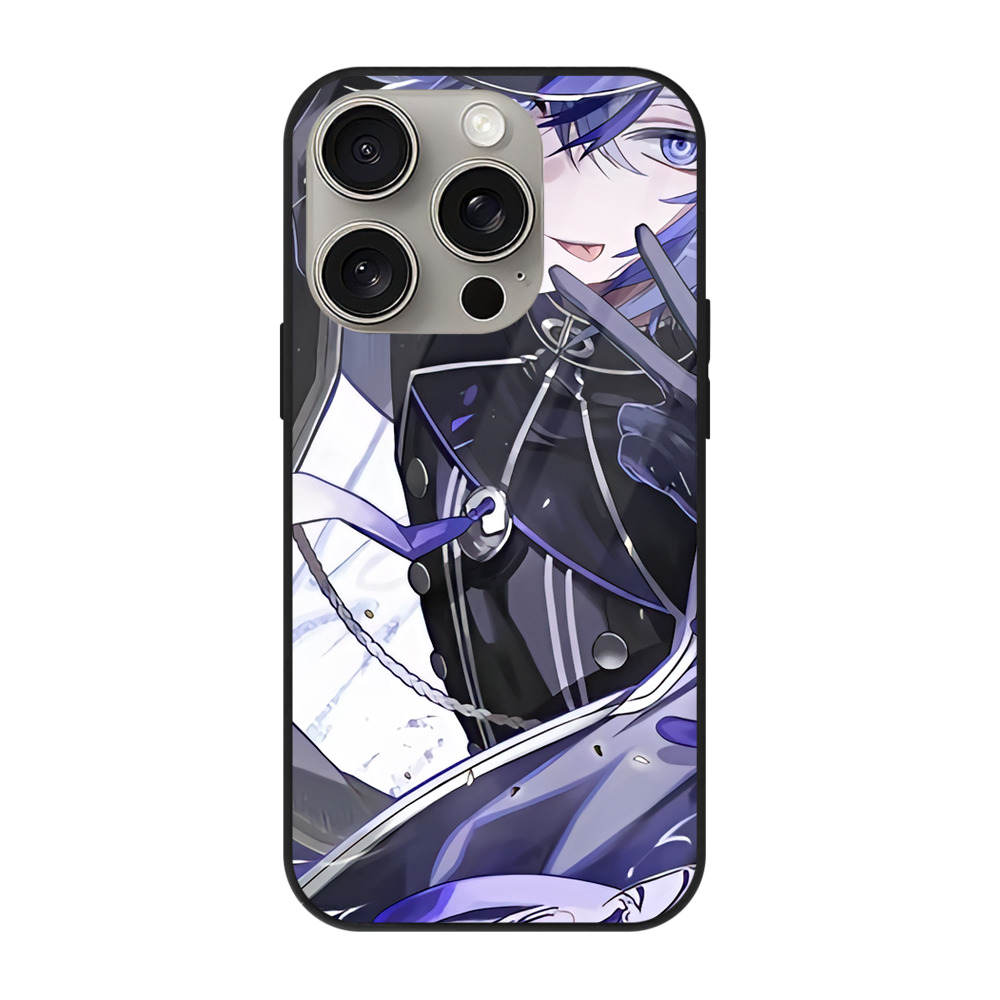 （画像用） 刀剣乱舞 Touken Ranbu 【iPhone15Pro対応】スマホケース 耐衝撃＆黄変防止 背面ガラス