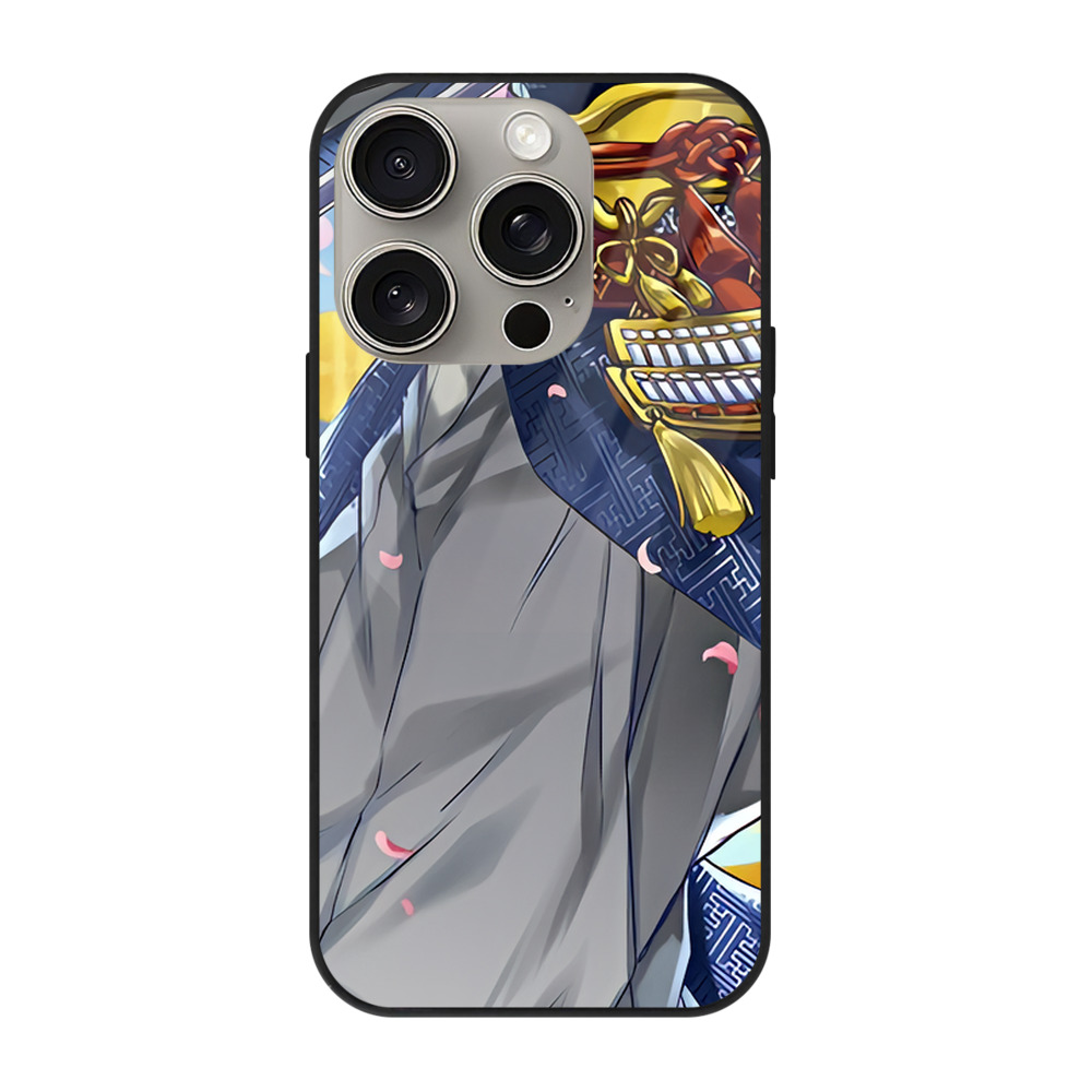 （画像用） 刀剣乱舞 Touken Ranbu 【iPhone15Pro対応】スマホケース 耐衝撃＆黄変防止 背面ガラス