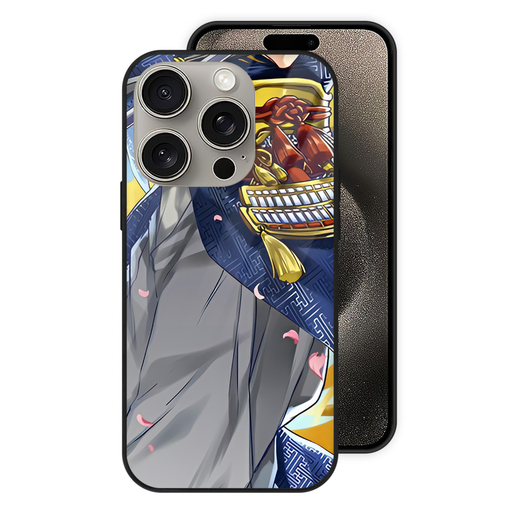 （画像用） 刀剣乱舞 Touken Ranbu 【iPhone15Pro対応】スマホケース 耐衝撃＆黄変防止 背面ガラス
