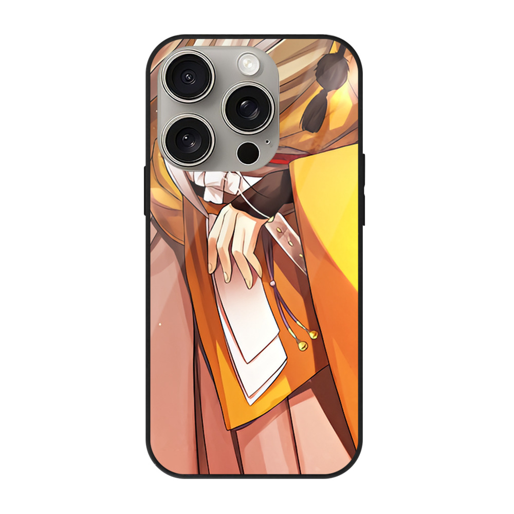 （画像用） 刀剣乱舞 Touken Ranbu 【iPhone15Pro対応】スマホケース 耐衝撃＆黄変防止 背面ガラス