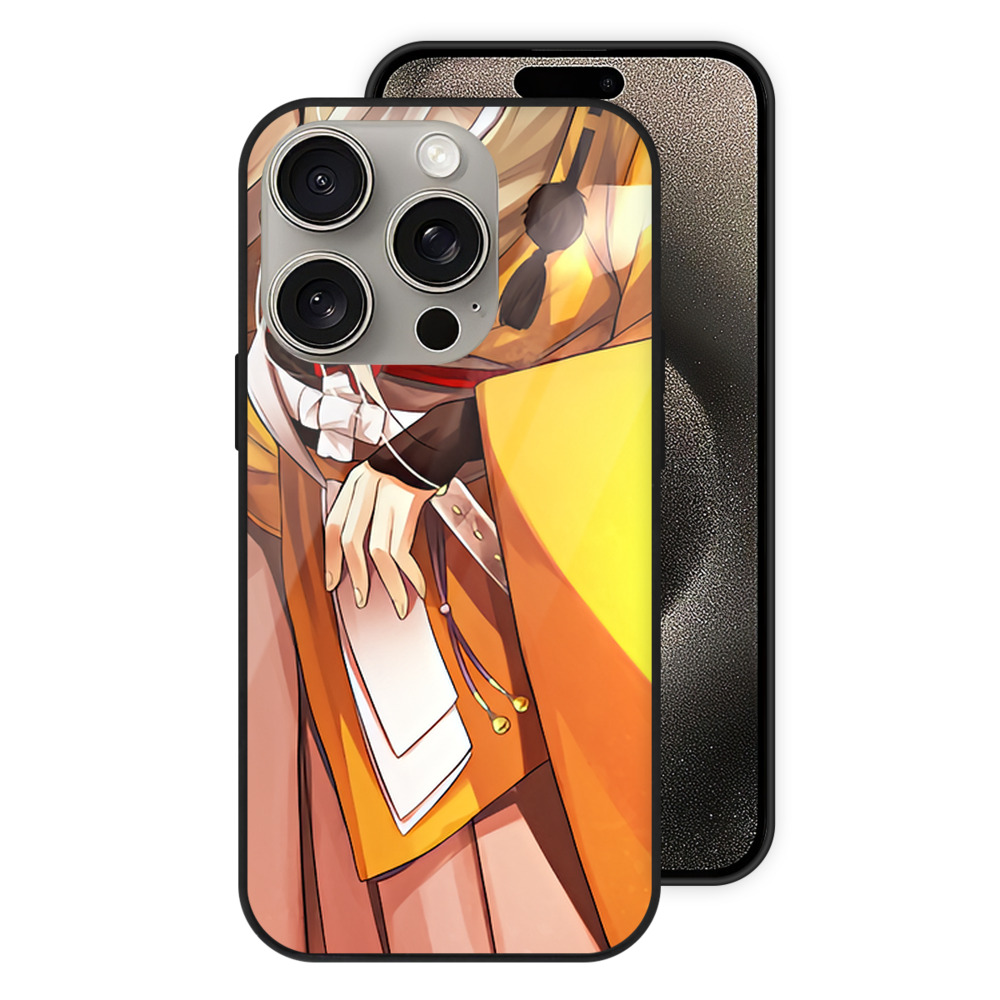 （画像用） 刀剣乱舞 Touken Ranbu 【iPhone15Pro対応】スマホケース 耐衝撃＆黄変防止 背面ガラス