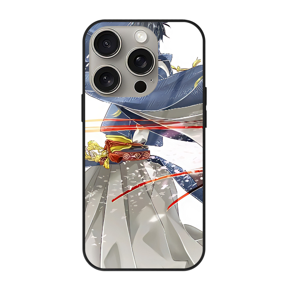 （画像用） 刀剣乱舞 Touken Ranbu 【iPhone15Pro対応】スマホケース 耐衝撃＆黄変防止 背面ガラス