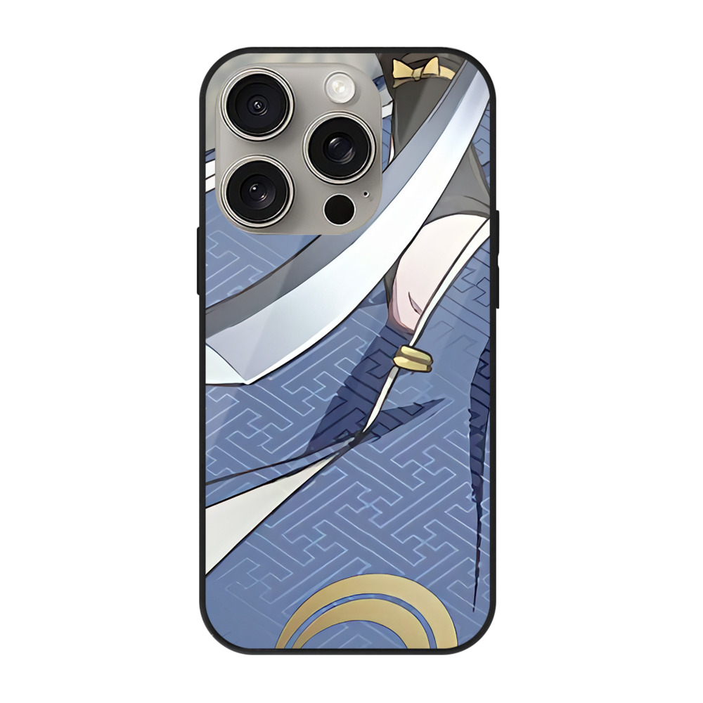 （画像用） 刀剣乱舞 Touken Ranbu 【iPhone15Pro対応】スマホケース 耐衝撃＆黄変防止 背面ガラス