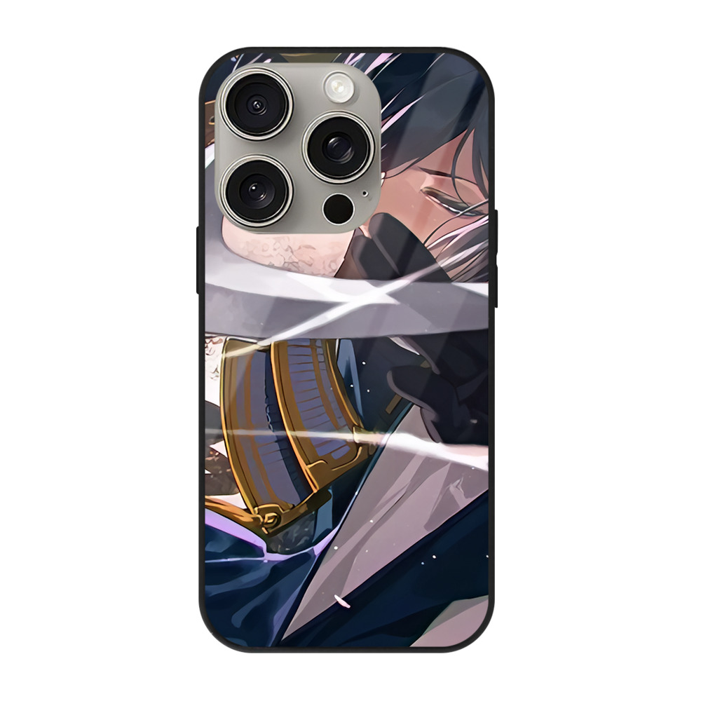 （画像用） 刀剣乱舞 Touken Ranbu 【iPhone15Pro対応】スマホケース 耐衝撃＆黄変防止 背面ガラス