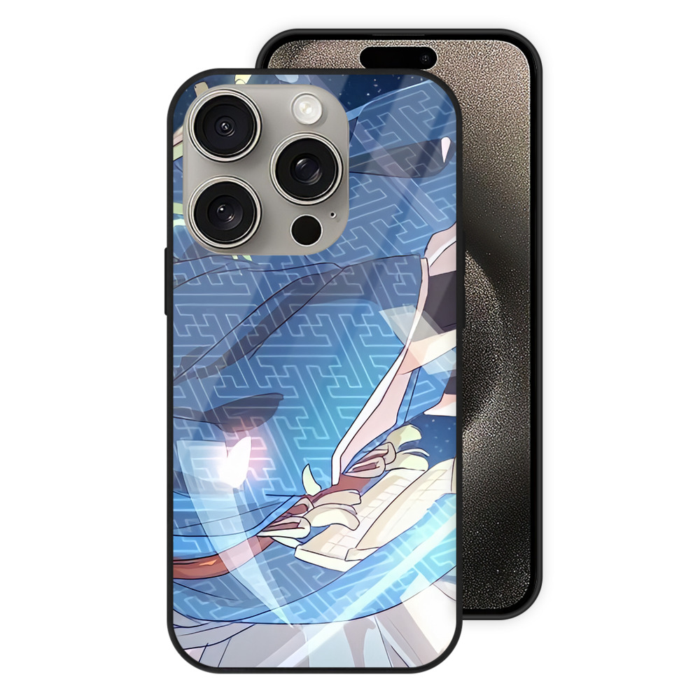 （画像用） 刀剣乱舞 Touken Ranbu 【iPhone15Pro対応】スマホケース 耐衝撃＆黄変防止 背面ガラス