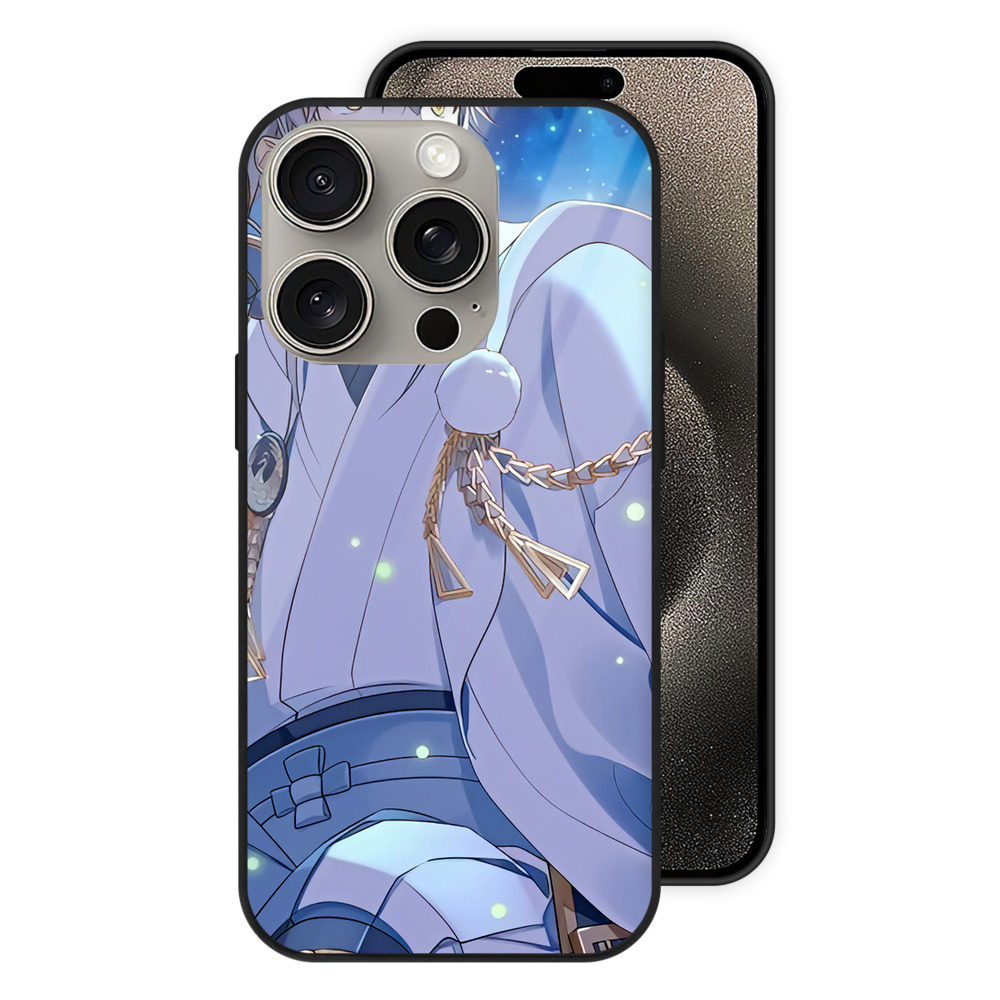 （画像用） 刀剣乱舞 Touken Ranbu 【iPhone15Pro対応】スマホケース 耐衝撃＆黄変防止 背面ガラス
