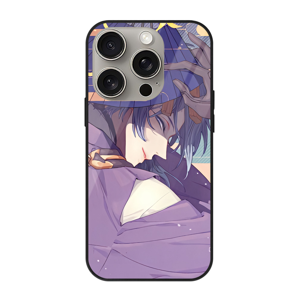 （画像用） 刀剣乱舞 Touken Ranbu 【iPhone15Pro対応】スマホケース 耐衝撃＆黄変防止 背面ガラス