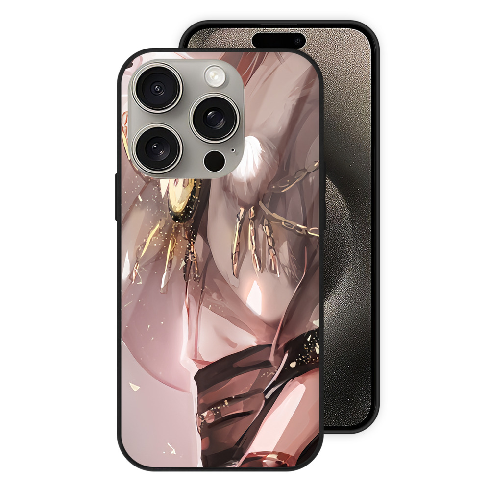 （画像用） 刀剣乱舞 Touken Ranbu 【iPhone15Pro対応】スマホケース 耐衝撃＆黄変防止 背面ガラス