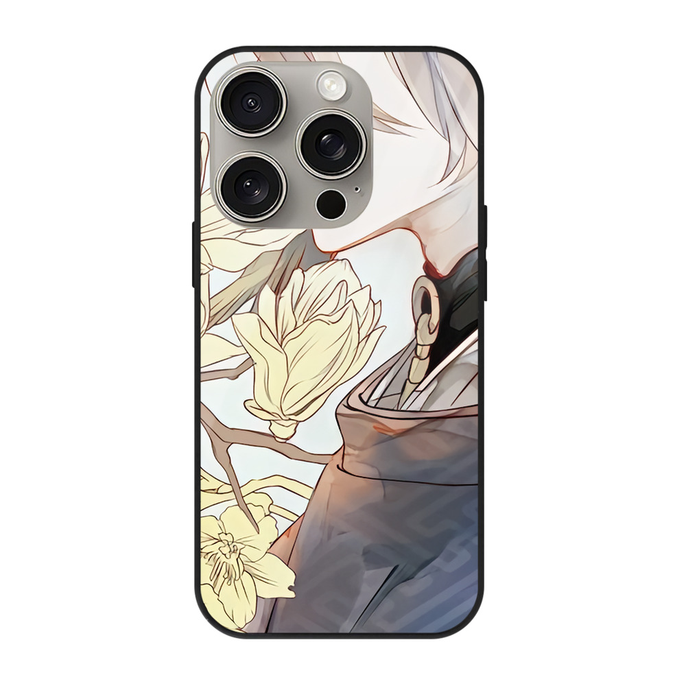 （画像用） 刀剣乱舞 Touken Ranbu 【iPhone15Pro対応】スマホケース 耐衝撃＆黄変防止 背面ガラス