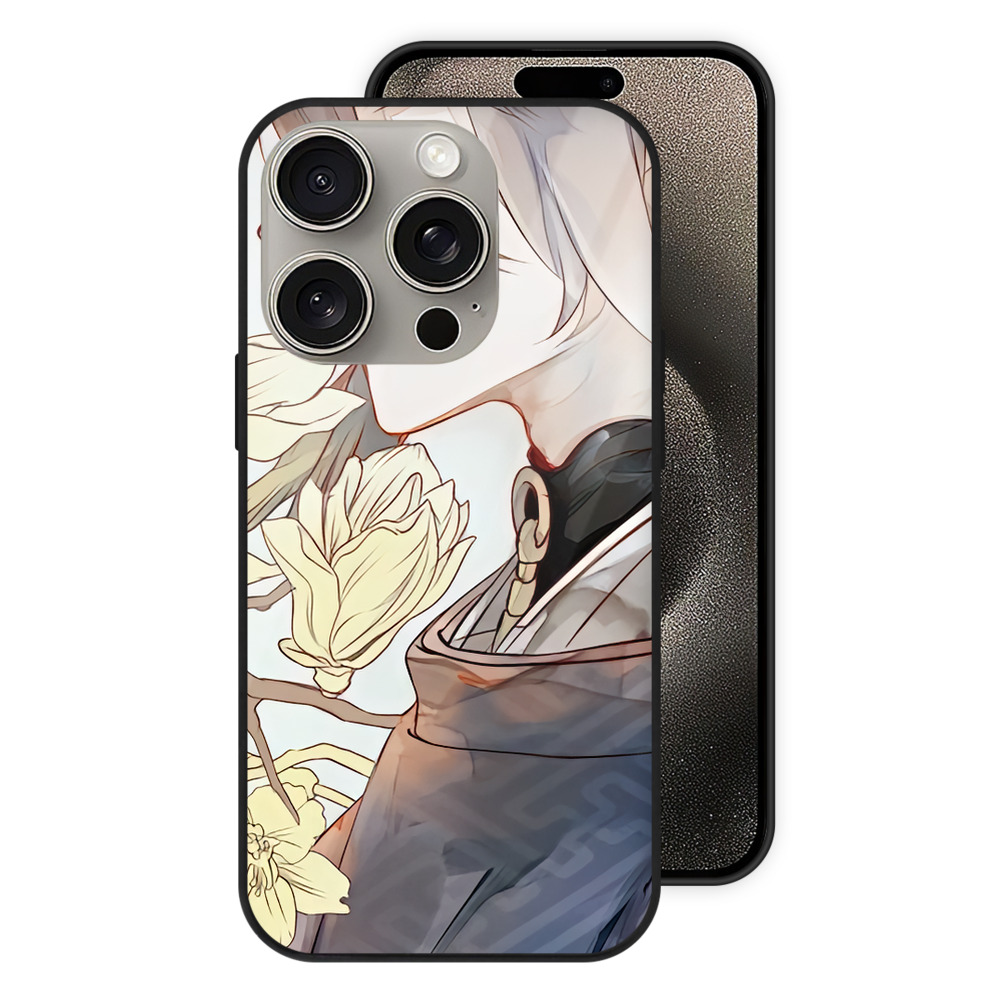 （画像用） 刀剣乱舞 Touken Ranbu 【iPhone15Pro対応】スマホケース 耐衝撃＆黄変防止 背面ガラス