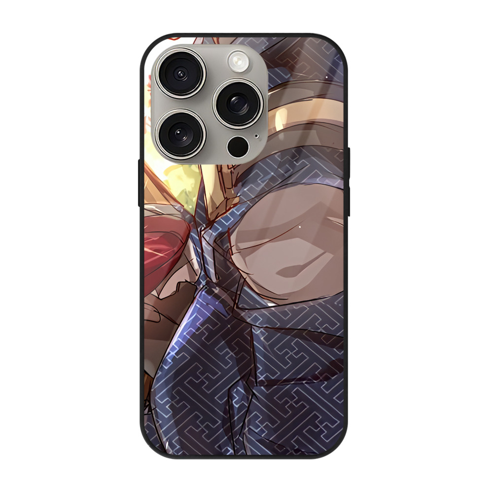 （画像用） 刀剣乱舞 Touken Ranbu 【iPhone15Pro対応】スマホケース 耐衝撃＆黄変防止 背面ガラス
