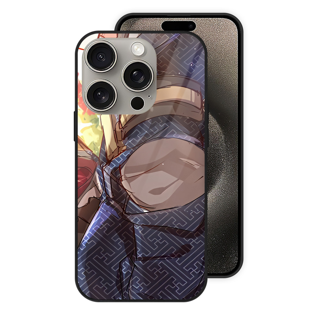 （画像用） 刀剣乱舞 Touken Ranbu 【iPhone15Pro対応】スマホケース 耐衝撃＆黄変防止 背面ガラス