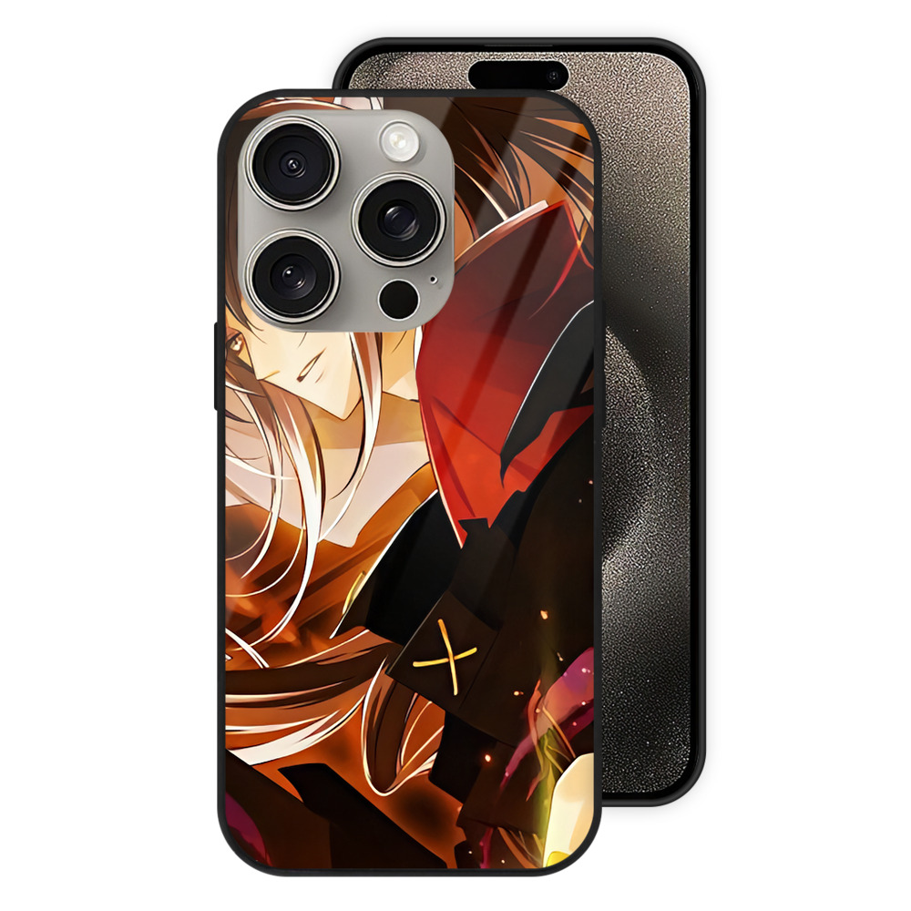 （画像用） 刀剣乱舞 Touken Ranbu 【iPhone15Pro対応】スマホケース 耐衝撃＆黄変防止 背面ガラス