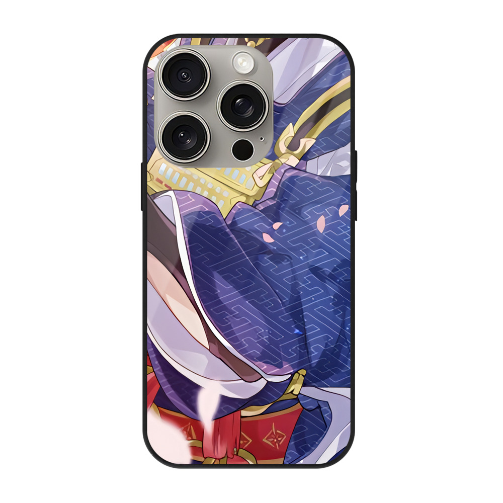 （画像用） 刀剣乱舞 Touken Ranbu 【iPhone15Pro対応】スマホケース 耐衝撃＆黄変防止 背面ガラス