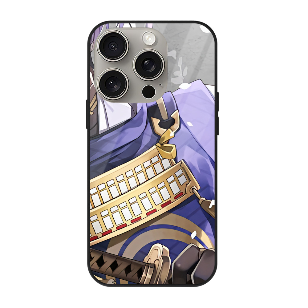 （画像用） 刀剣乱舞 Touken Ranbu 【iPhone15Pro対応】スマホケース 耐衝撃＆黄変防止 背面ガラス