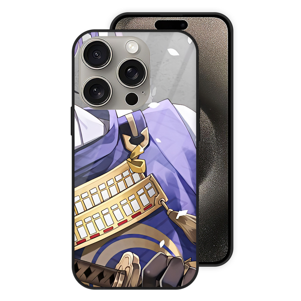 （画像用） 刀剣乱舞 Touken Ranbu 【iPhone15Pro対応】スマホケース 耐衝撃＆黄変防止 背面ガラス