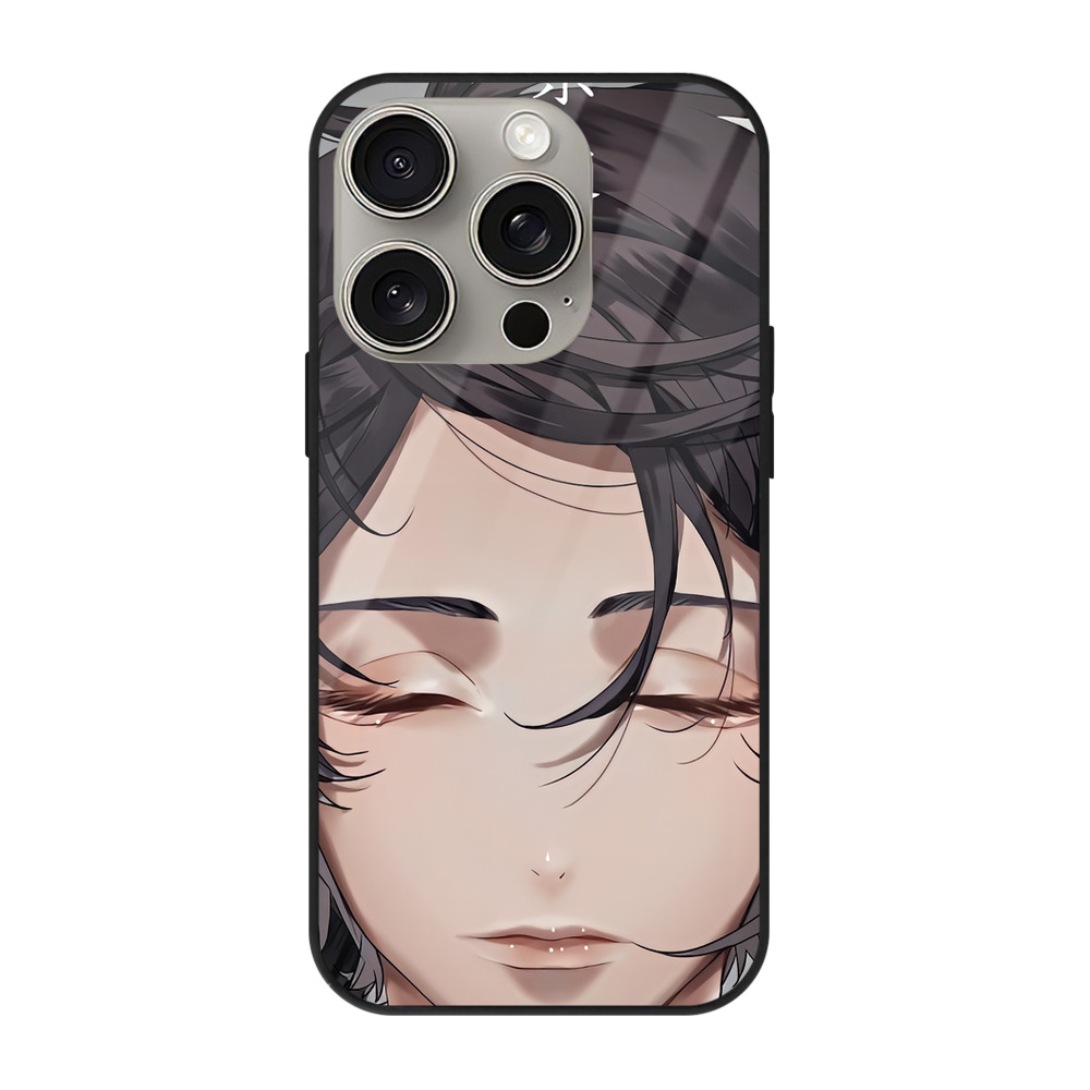 （画像用） 刀剣乱舞 Touken Ranbu 【iPhone15Pro対応】スマホケース 耐衝撃＆黄変防止 背面ガラス