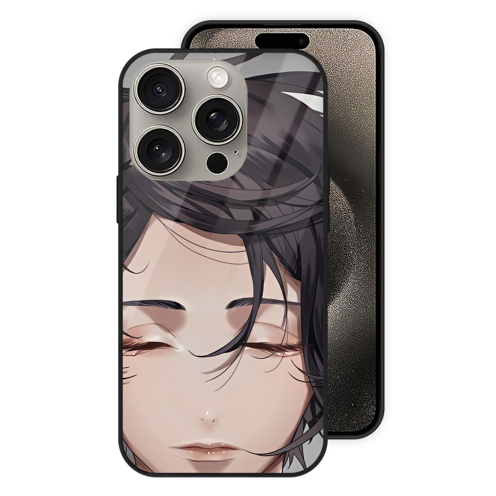 （画像用） 刀剣乱舞 Touken Ranbu 【iPhone15Pro対応】スマホケース 耐衝撃＆黄変防止 背面ガラス