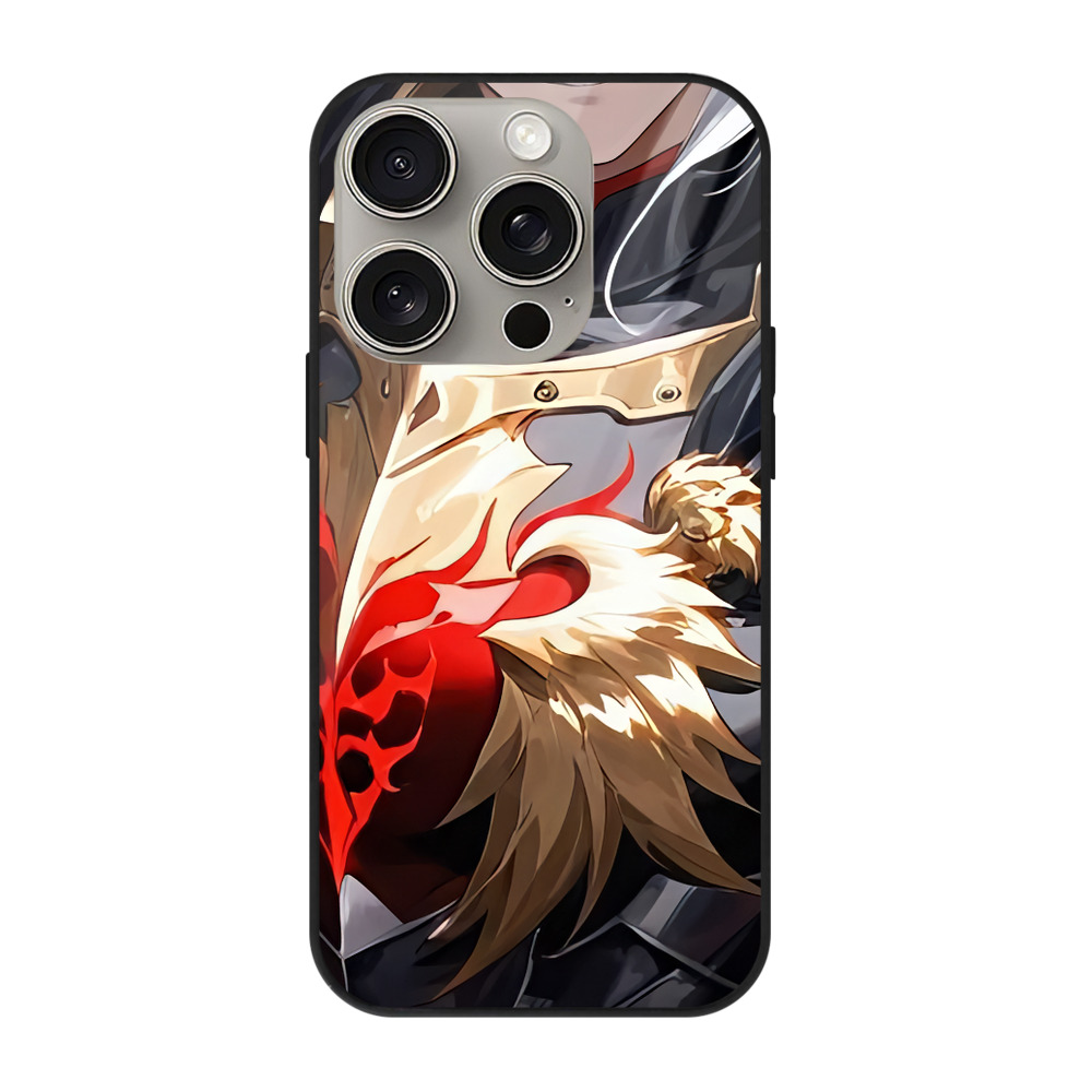 （画像用） 刀剣乱舞 Touken Ranbu 【iPhone15Pro対応】スマホケース 耐衝撃＆黄変防止 背面ガラス