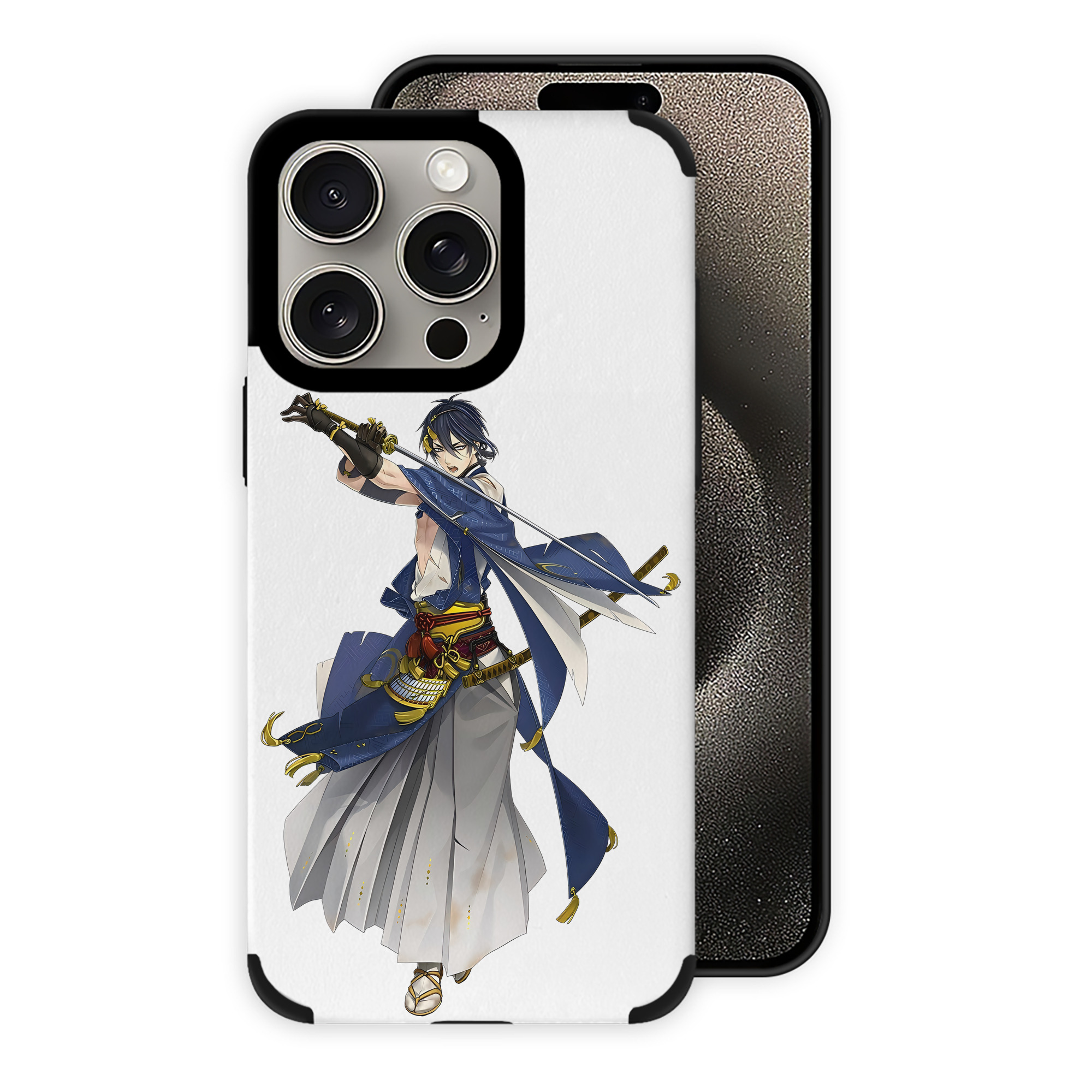 （画像用） 刀剣乱舞 Touken Ranbu 【iPhone15ProMax対応】 PUレザー スマホケース 耐衝撃＆黄変防止