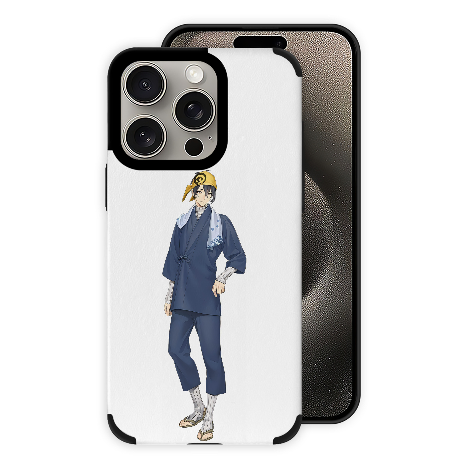 （画像用） 刀剣乱舞 Touken Ranbu 【iPhone15ProMax対応】 PUレザー スマホケース 耐衝撃＆黄変防止