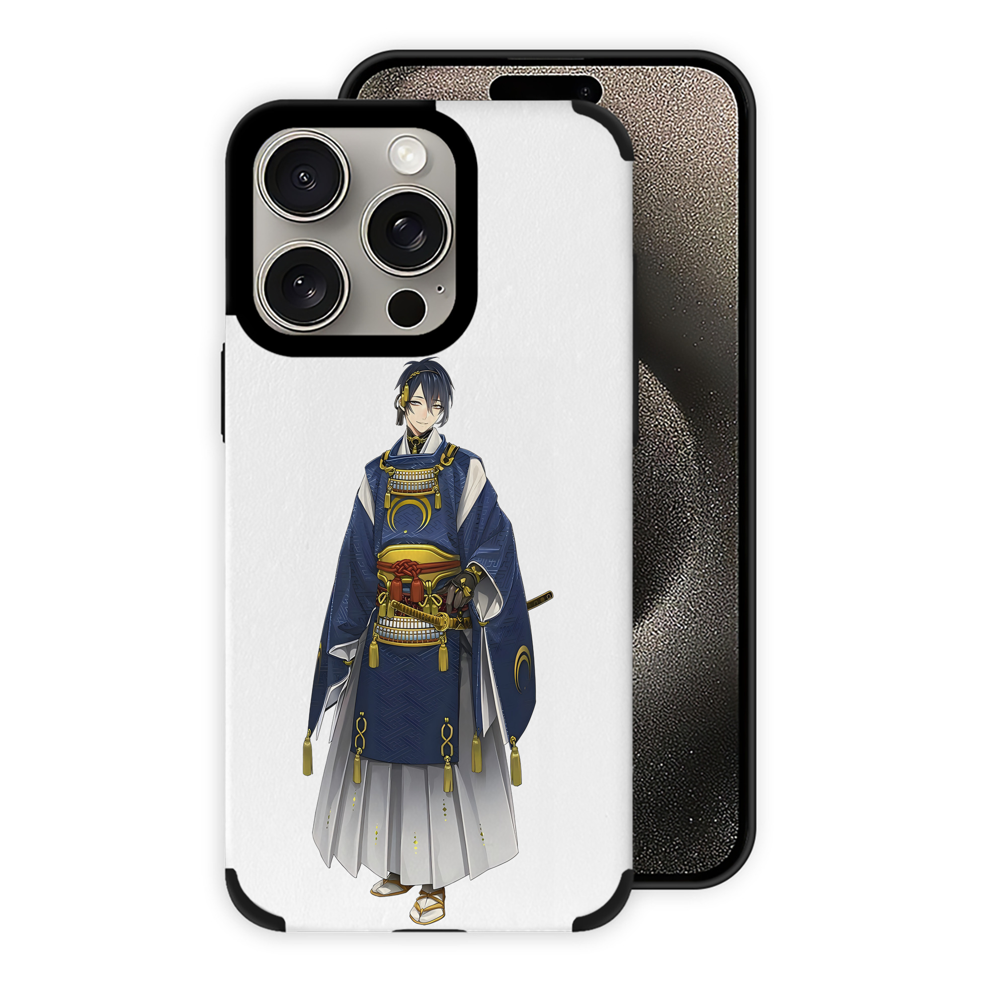 （画像用） 刀剣乱舞 Touken Ranbu 【iPhone15ProMax対応】 PUレザー スマホケース 耐衝撃＆黄変防止