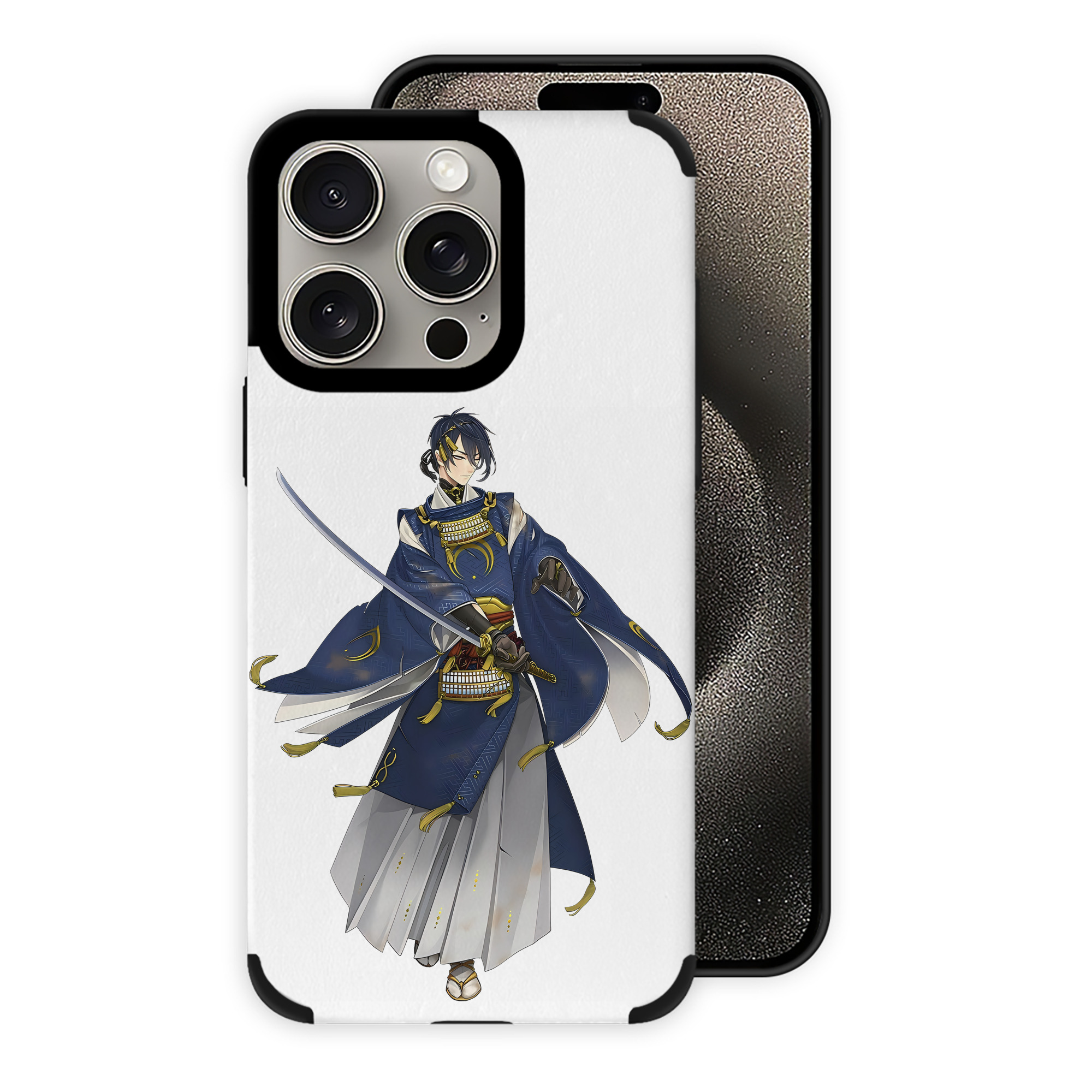 （画像用） 刀剣乱舞 Touken Ranbu 【iPhone15ProMax対応】 PUレザー スマホケース 耐衝撃＆黄変防止