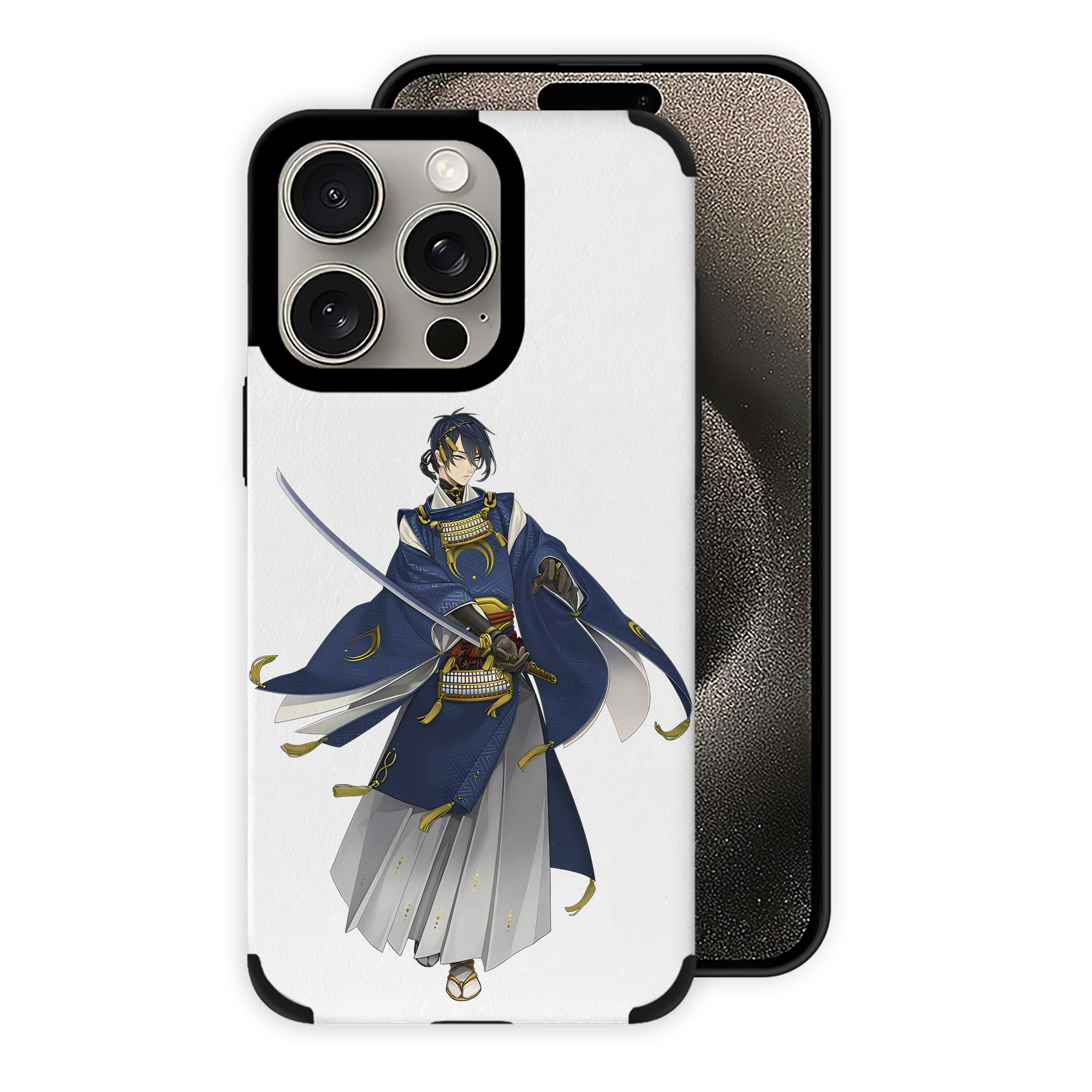 （画像用） 刀剣乱舞 Touken Ranbu 【iPhone15ProMax対応】 PUレザー スマホケース 耐衝撃＆黄変防止