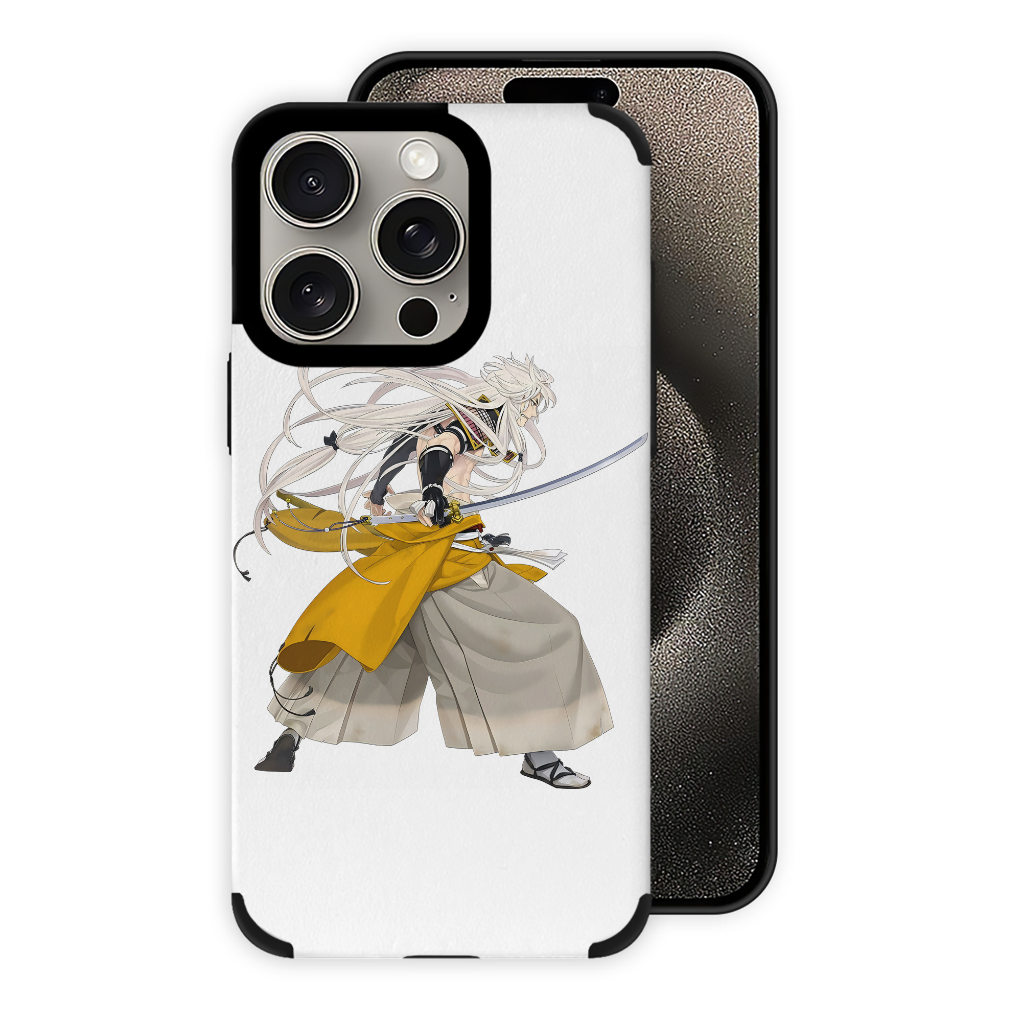 （画像用） 刀剣乱舞 Touken Ranbu 【iPhone15ProMax対応】 PUレザー スマホケース 耐衝撃＆黄変防止