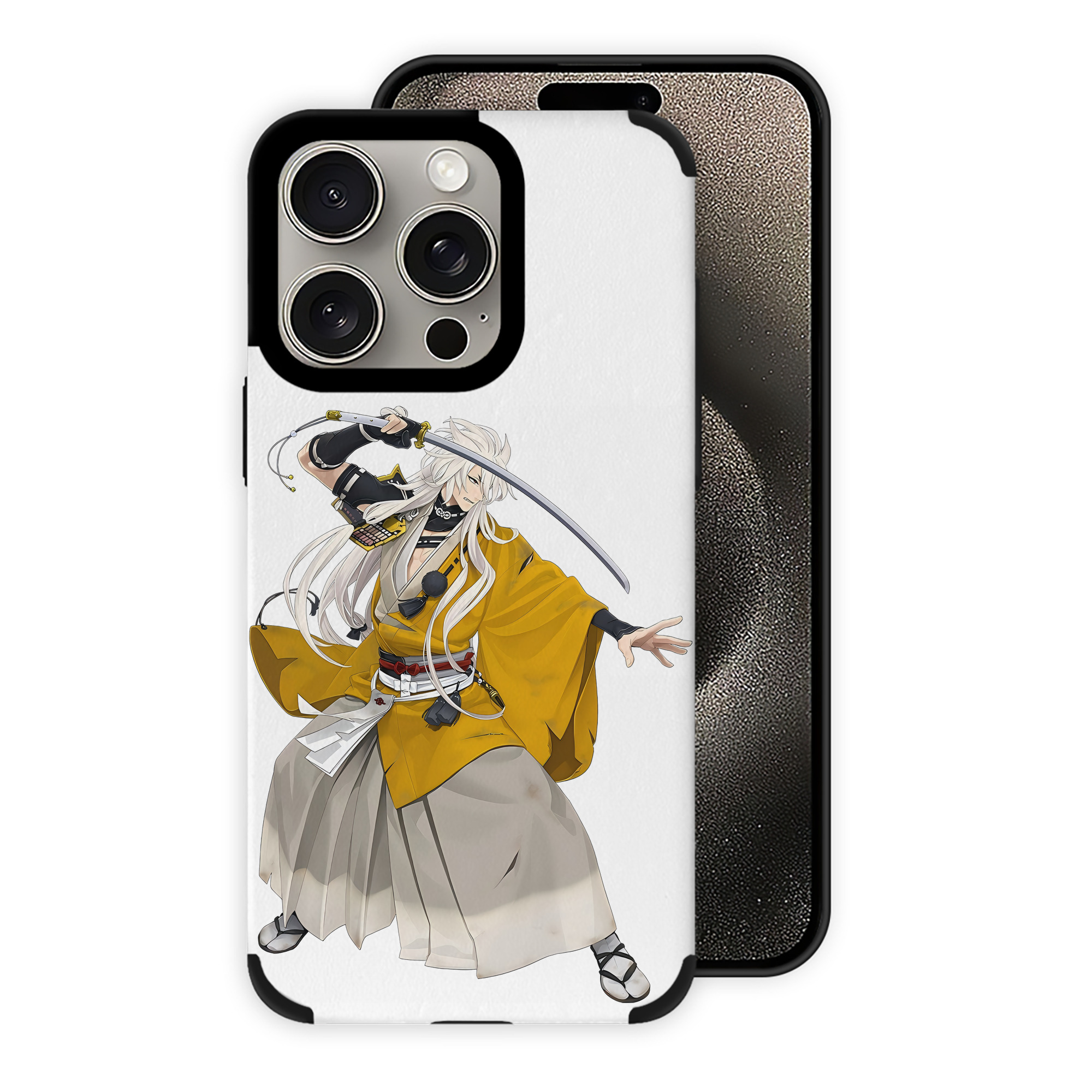 （画像用） 刀剣乱舞 Touken Ranbu 【iPhone15ProMax対応】 PUレザー スマホケース 耐衝撃＆黄変防止