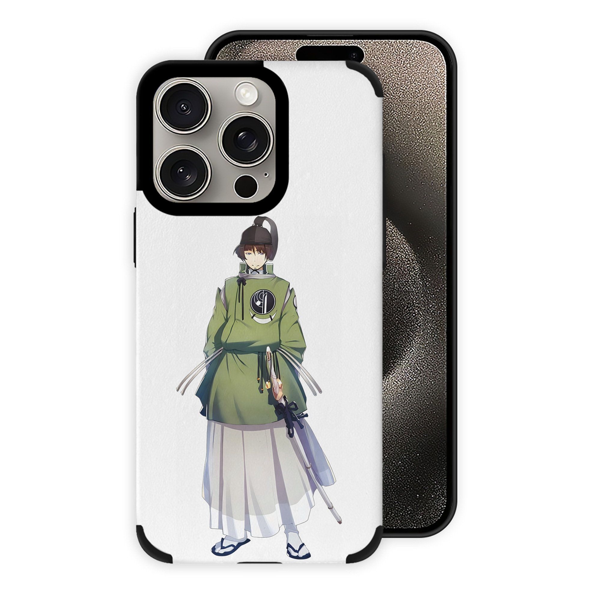 （画像用） 刀剣乱舞 Touken Ranbu 【iPhone15ProMax対応】 PUレザー スマホケース 耐衝撃＆黄変防止