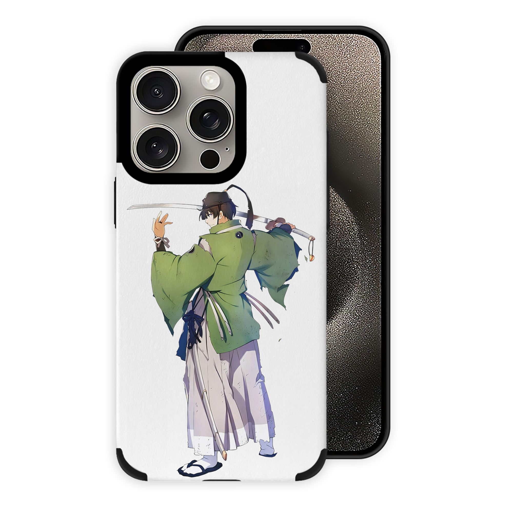 刀剣乱舞 Touken Ranbu 【iPhone15ProMax対応】 PUレザー スマホケース 耐衝撃＆黄変防止