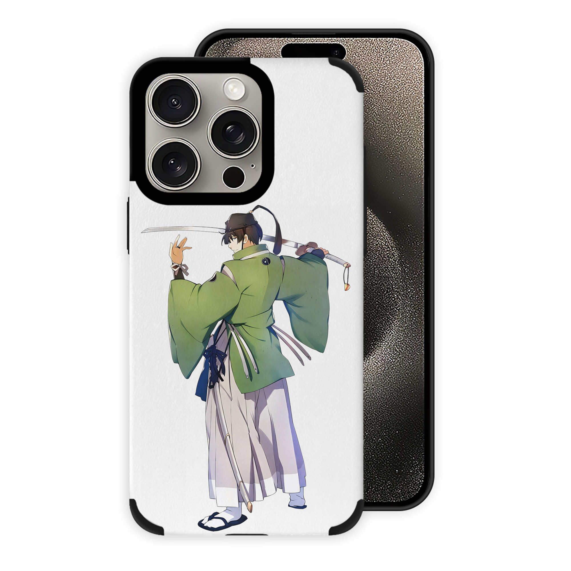 （画像用） 刀剣乱舞 Touken Ranbu 【iPhone15ProMax対応】 PUレザー スマホケース 耐衝撃＆黄変防止