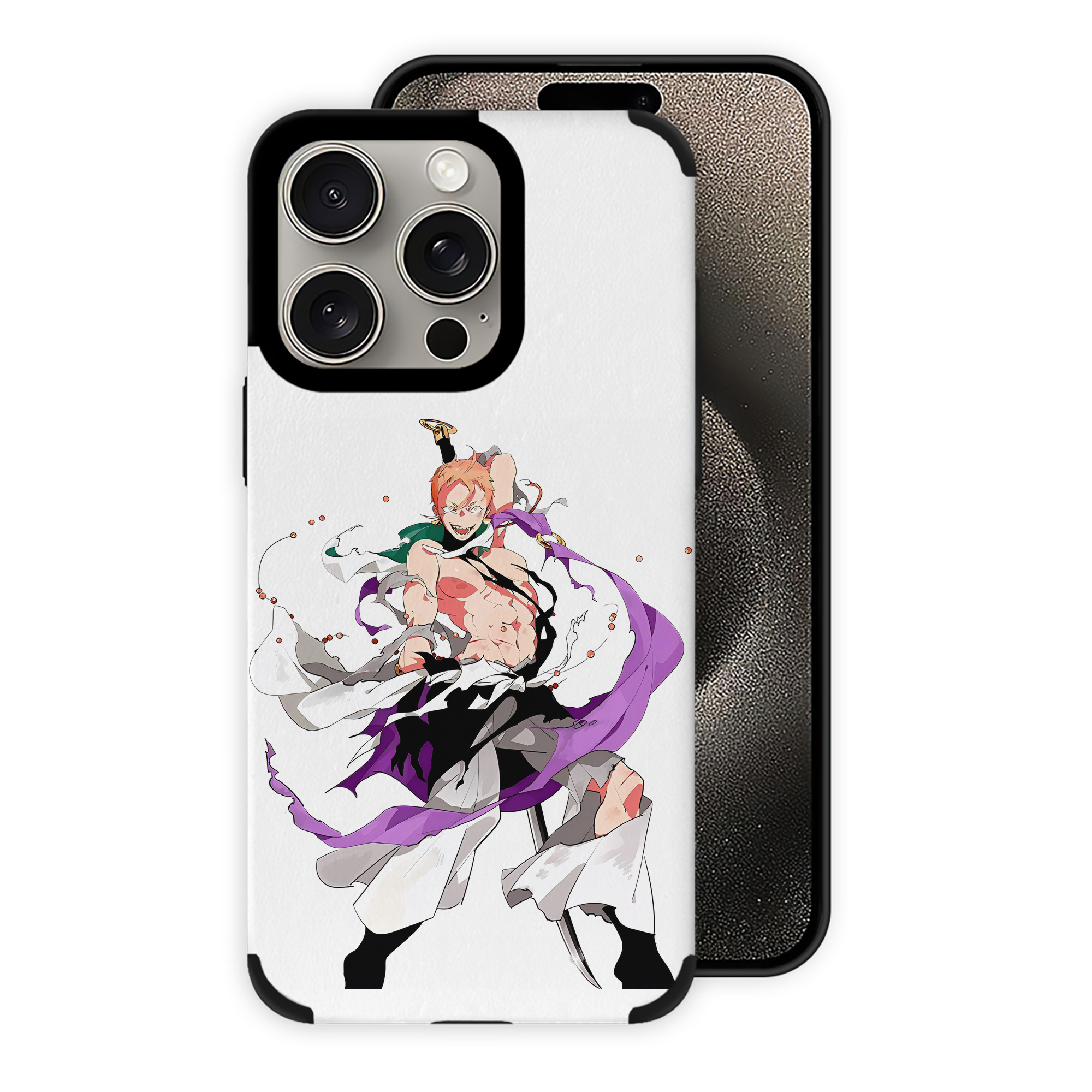 （画像用） 刀剣乱舞 Touken Ranbu 【iPhone15ProMax対応】 PUレザー スマホケース 耐衝撃＆黄変防止