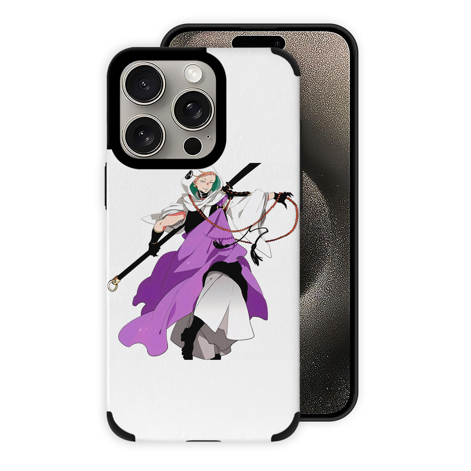 （画像用） 刀剣乱舞 Touken Ranbu 【iPhone15ProMax対応】 PUレザー スマホケース 耐衝撃＆黄変防止