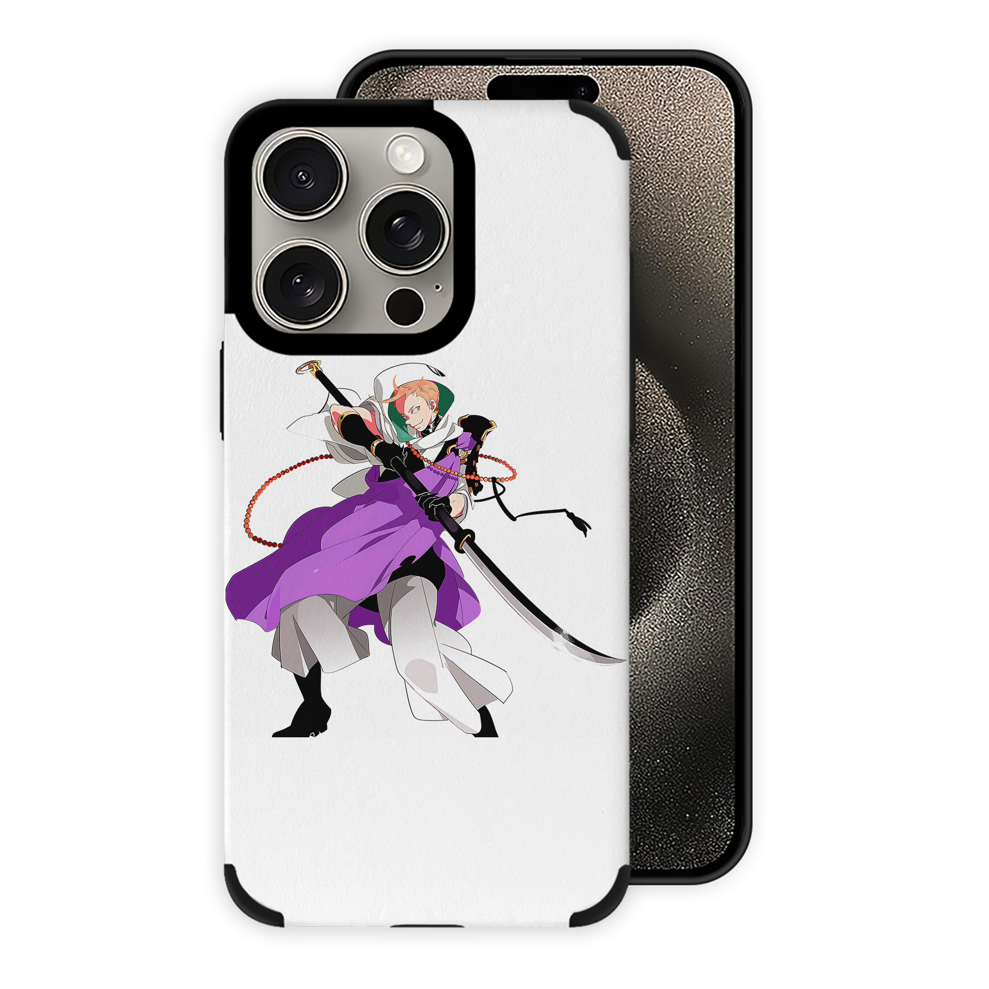 （画像用） 刀剣乱舞 Touken Ranbu 【iPhone15ProMax対応】 PUレザー スマホケース 耐衝撃＆黄変防止