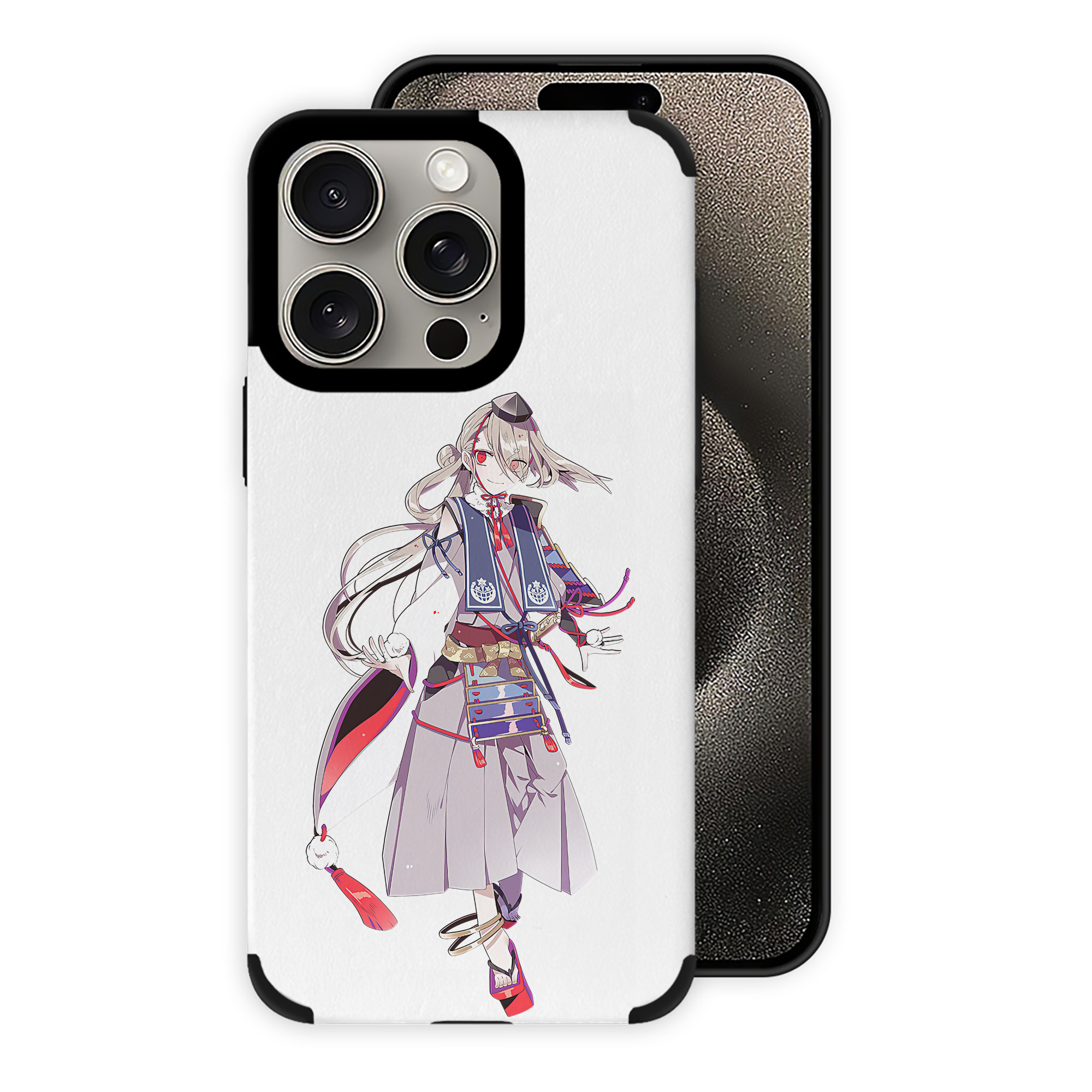（画像用） 刀剣乱舞 Touken Ranbu 【iPhone15ProMax対応】 PUレザー スマホケース 耐衝撃＆黄変防止