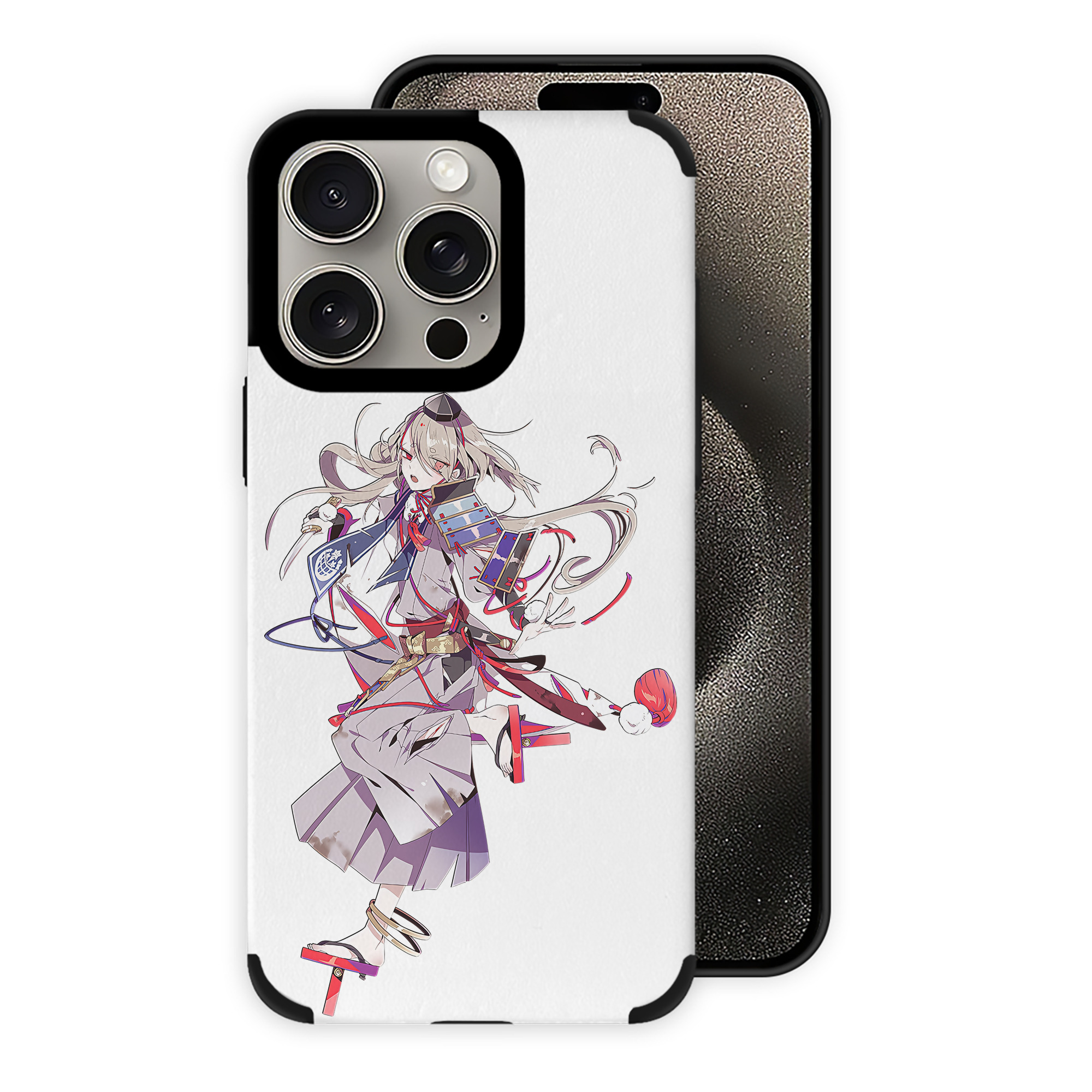 （画像用） 刀剣乱舞 Touken Ranbu 【iPhone15ProMax対応】 PUレザー スマホケース 耐衝撃＆黄変防止
