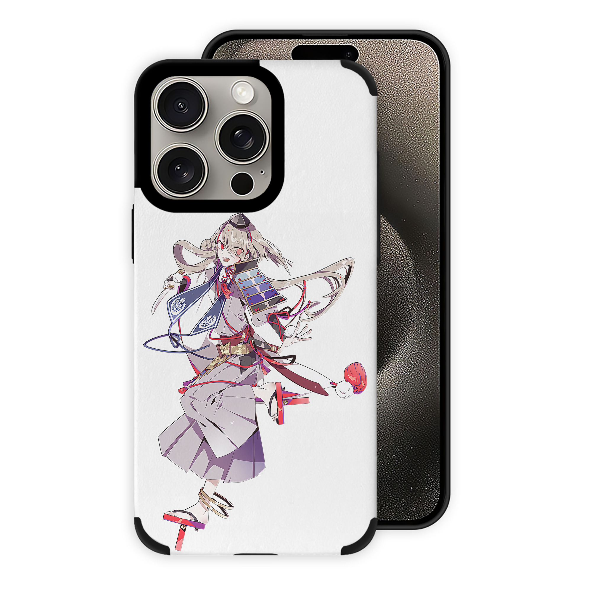（画像用） 刀剣乱舞 Touken Ranbu 【iPhone15ProMax対応】 PUレザー スマホケース 耐衝撃＆黄変防止