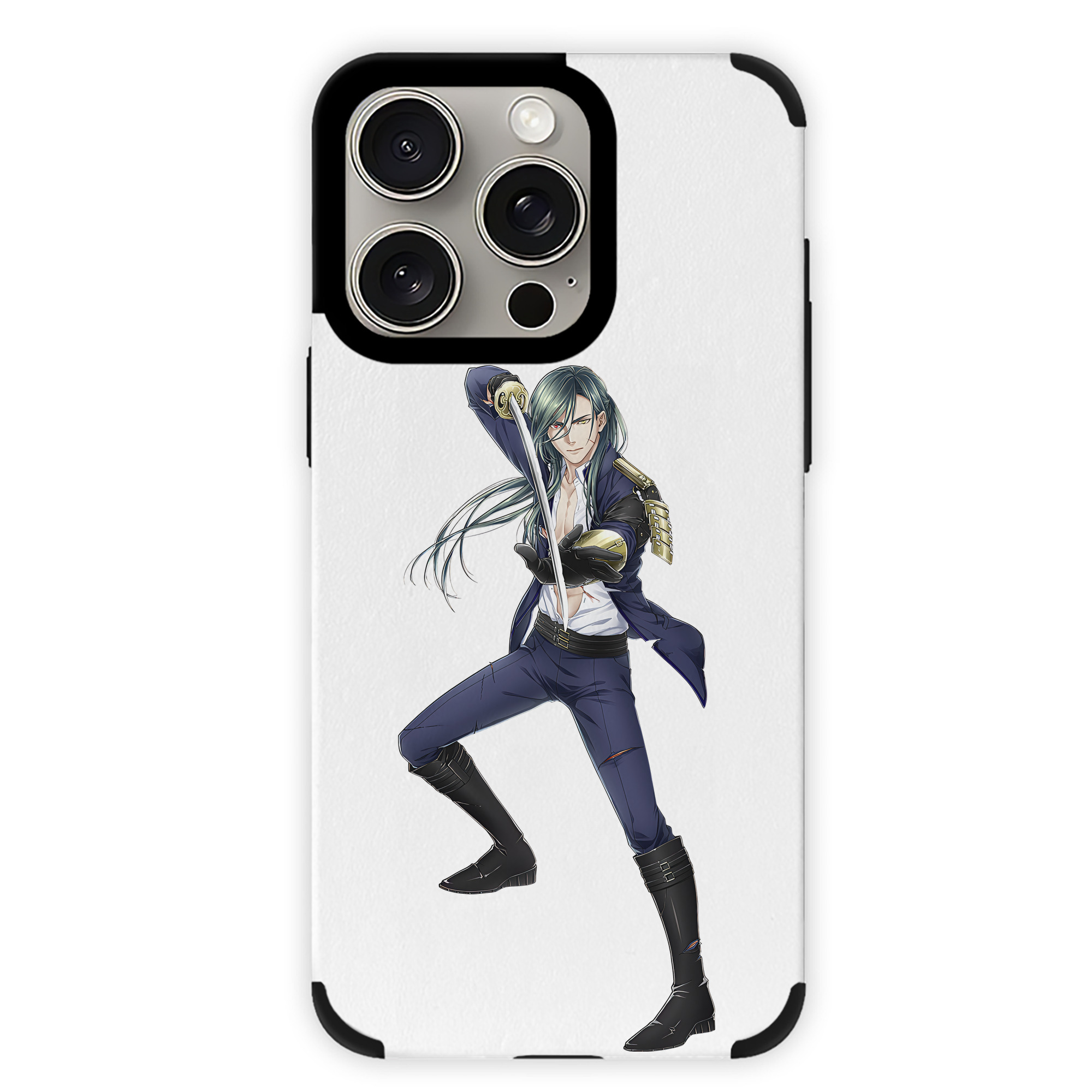 （画像用） 刀剣乱舞 Touken Ranbu 【iPhone15ProMax対応】 PUレザー スマホケース 耐衝撃＆黄変防止