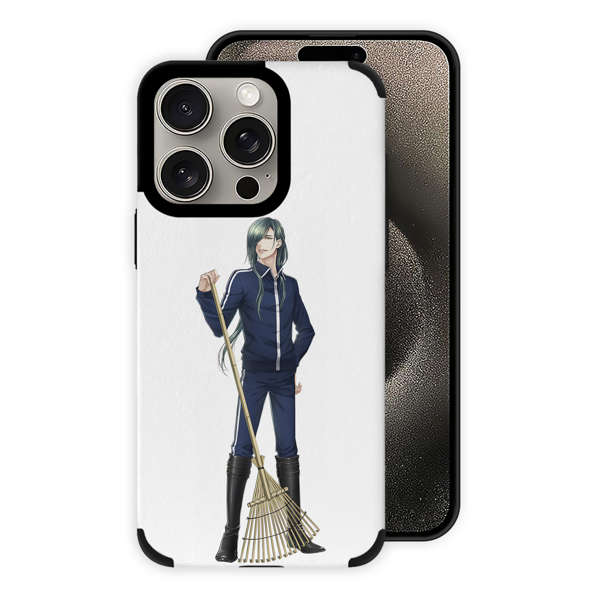 （画像用） 刀剣乱舞 Touken Ranbu 【iPhone15ProMax対応】 PUレザー スマホケース 耐衝撃＆黄変防止