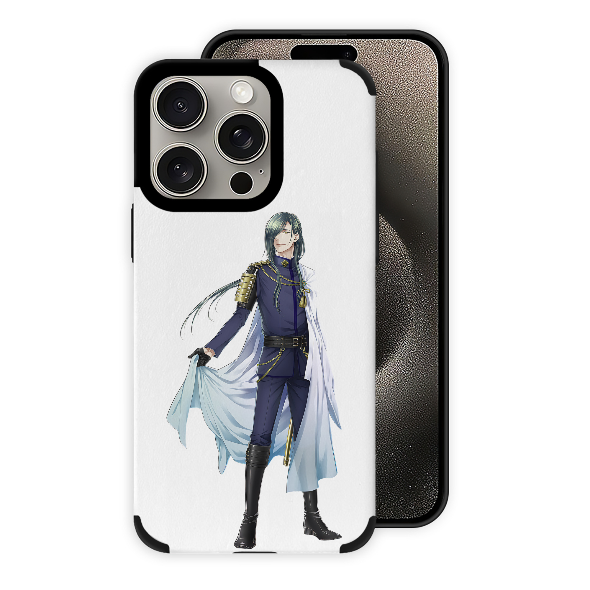 （画像用） 刀剣乱舞 Touken Ranbu 【iPhone15ProMax対応】 PUレザー スマホケース 耐衝撃＆黄変防止