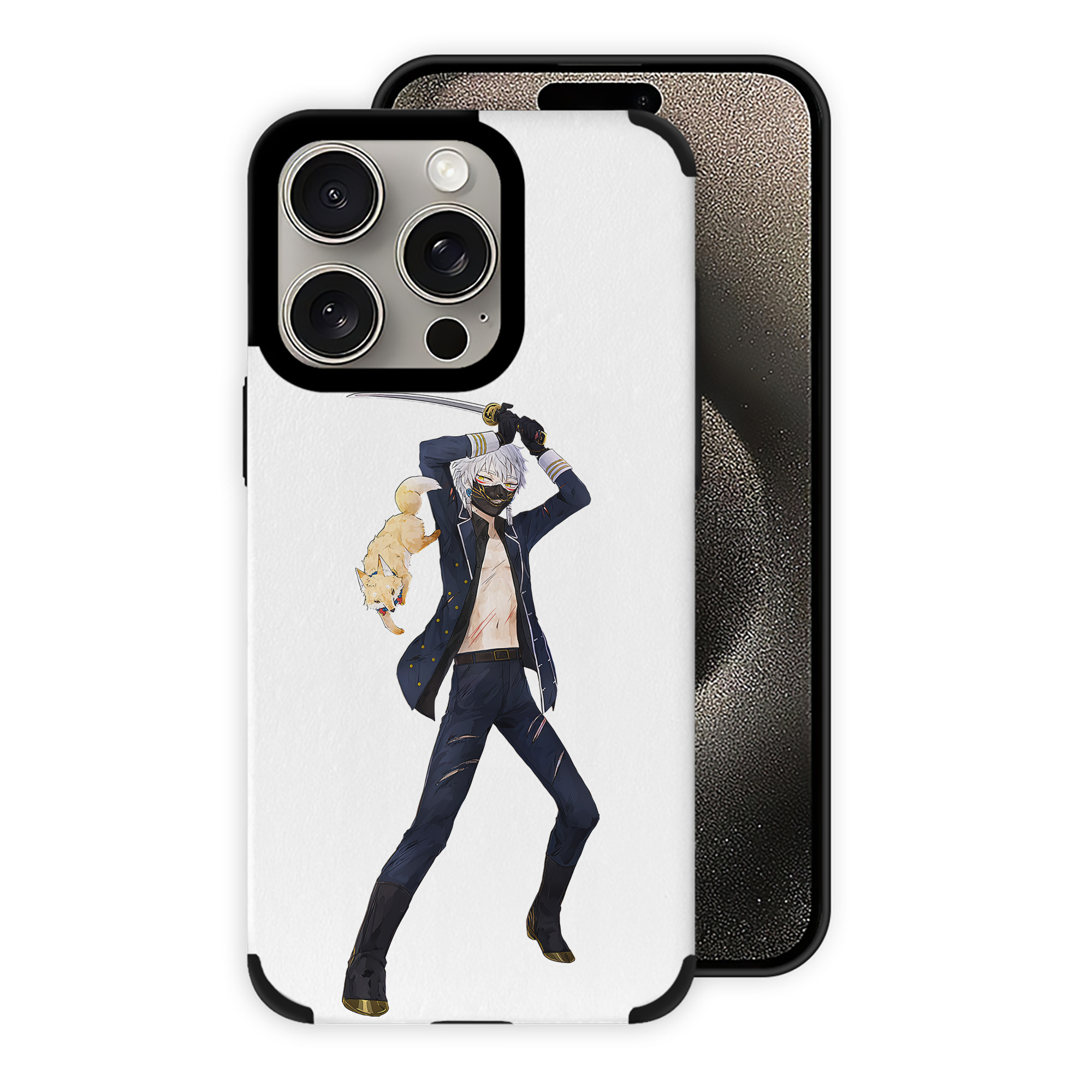 （画像用） 刀剣乱舞 Touken Ranbu 【iPhone15ProMax対応】 PUレザー スマホケース 耐衝撃＆黄変防止
