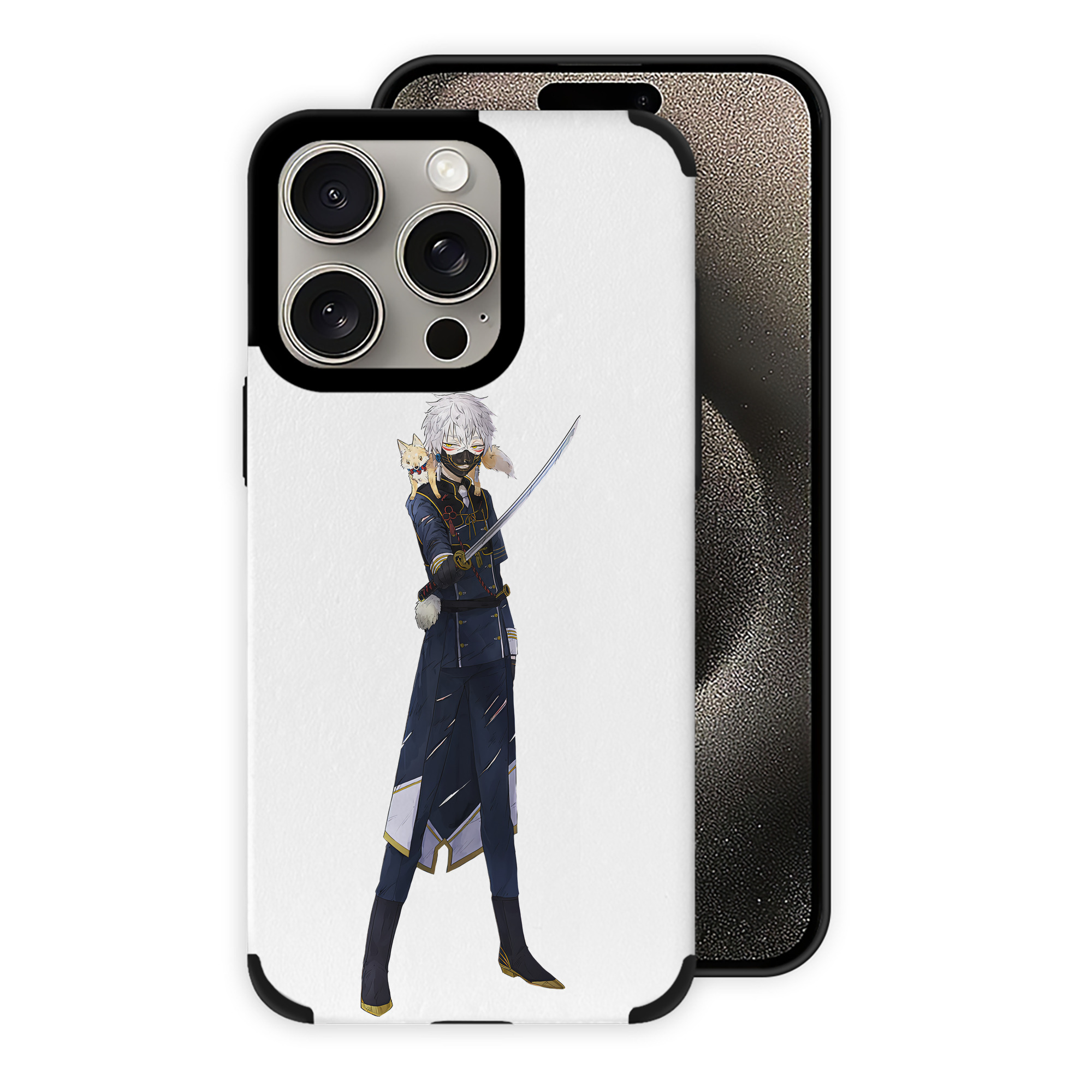 （画像用） 刀剣乱舞 Touken Ranbu 【iPhone15ProMax対応】 PUレザー スマホケース 耐衝撃＆黄変防止