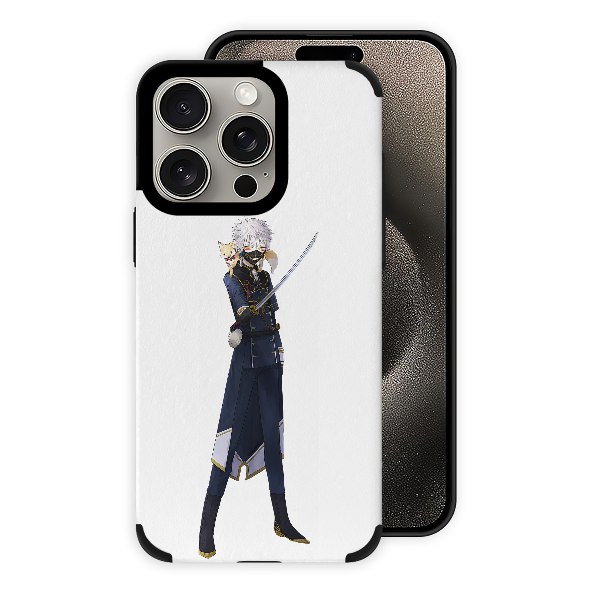 （画像用） 刀剣乱舞 Touken Ranbu 【iPhone15ProMax対応】 PUレザー スマホケース 耐衝撃＆黄変防止