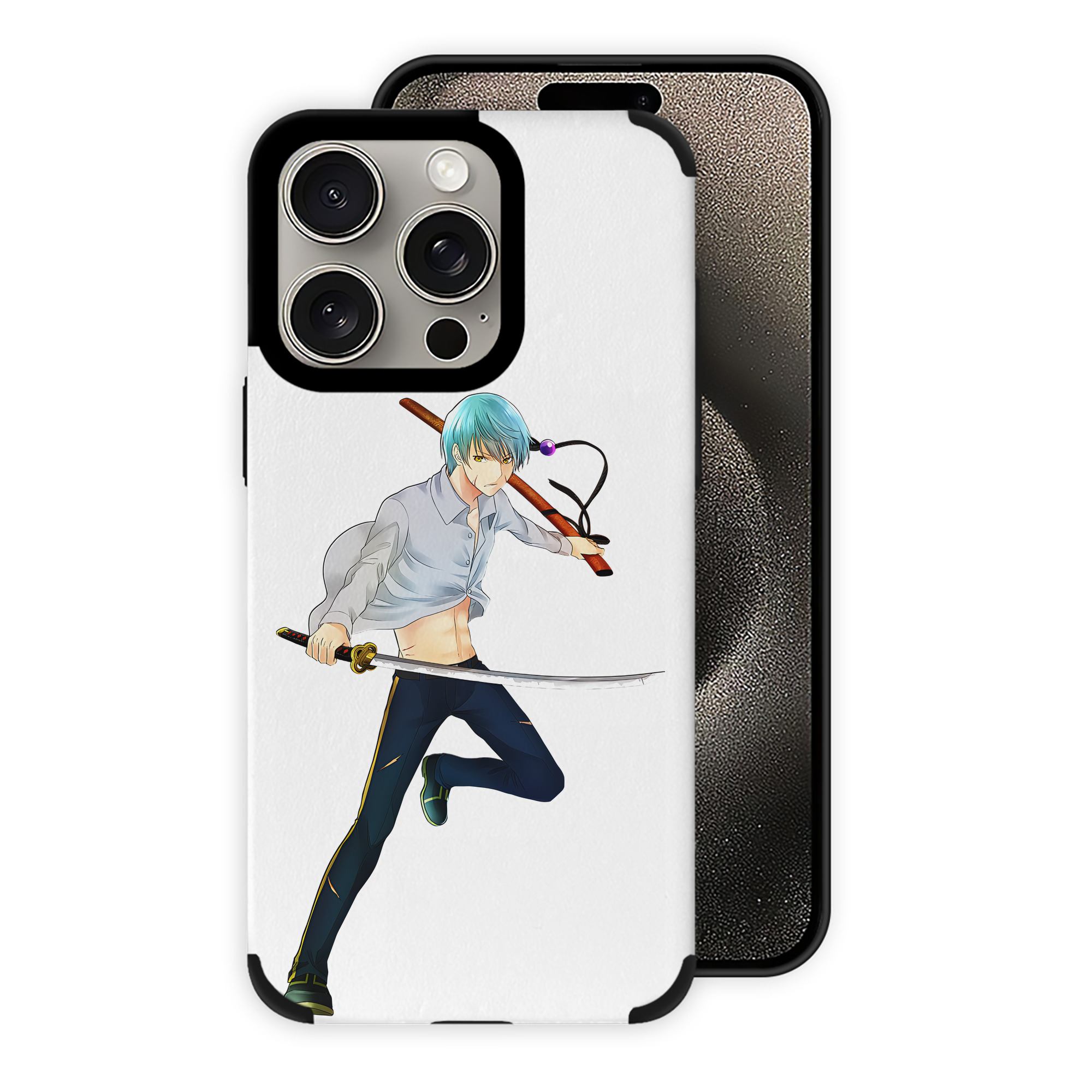 （画像用） 刀剣乱舞 Touken Ranbu 【iPhone15ProMax対応】 PUレザー スマホケース 耐衝撃＆黄変防止