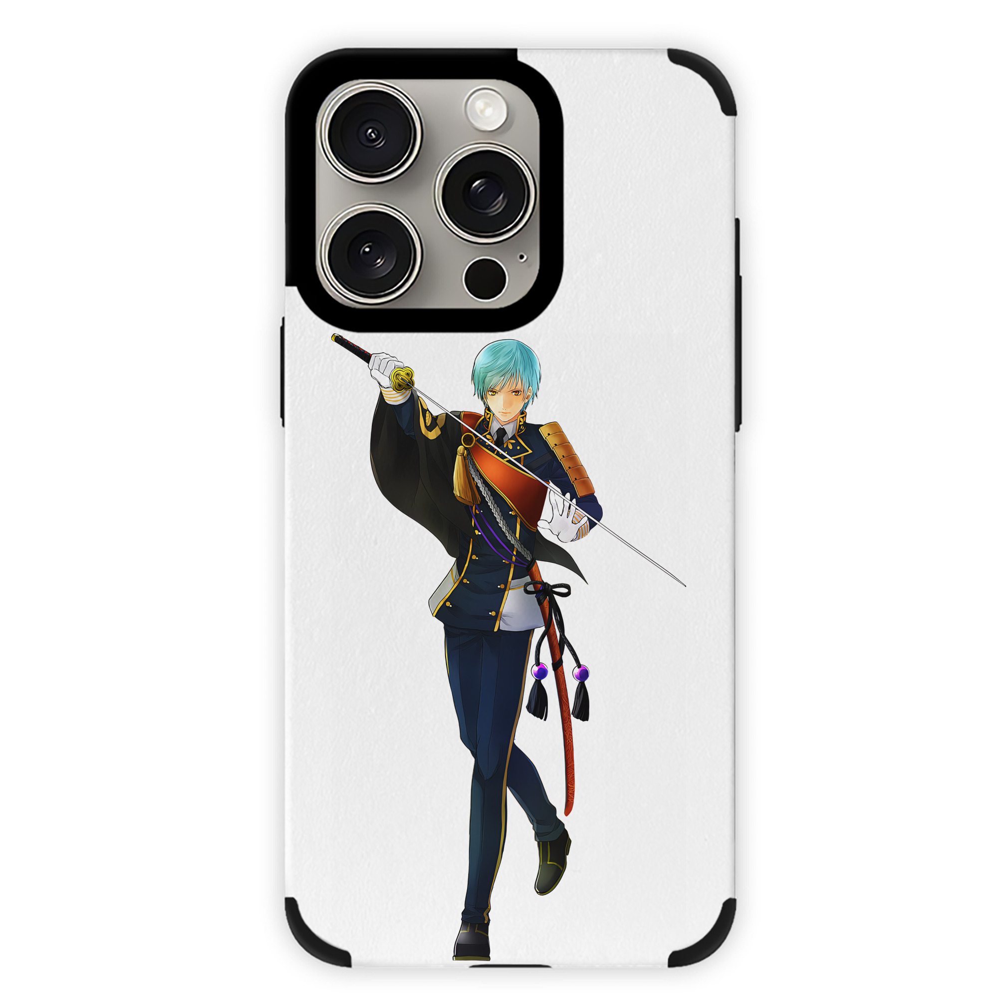 （画像用） 刀剣乱舞 Touken Ranbu 【iPhone15ProMax対応】 PUレザー スマホケース 耐衝撃＆黄変防止