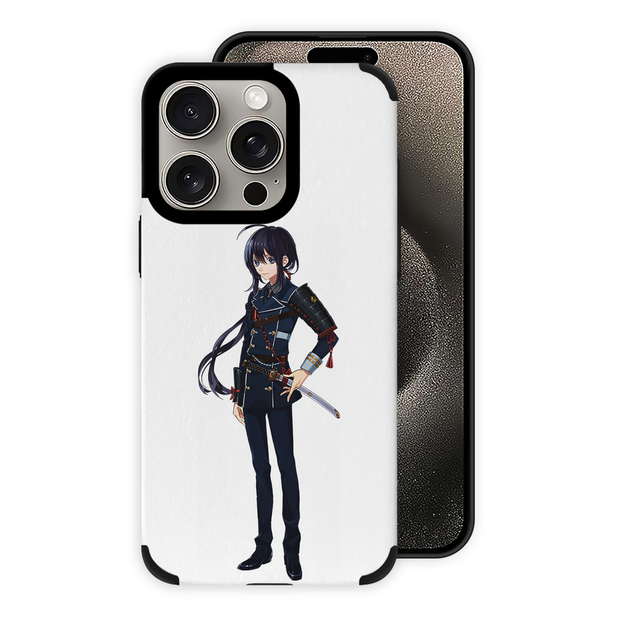 （画像用） 刀剣乱舞 Touken Ranbu 【iPhone15ProMax対応】 PUレザー スマホケース 耐衝撃＆黄変防止