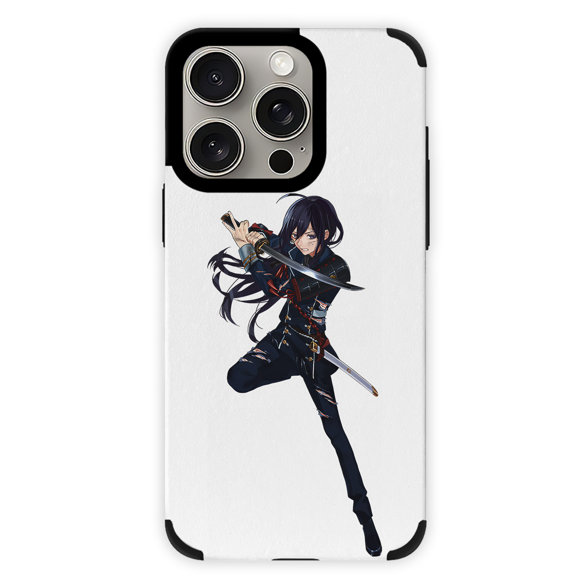 （画像用） 刀剣乱舞 Touken Ranbu 【iPhone15ProMax対応】 PUレザー スマホケース 耐衝撃＆黄変防止